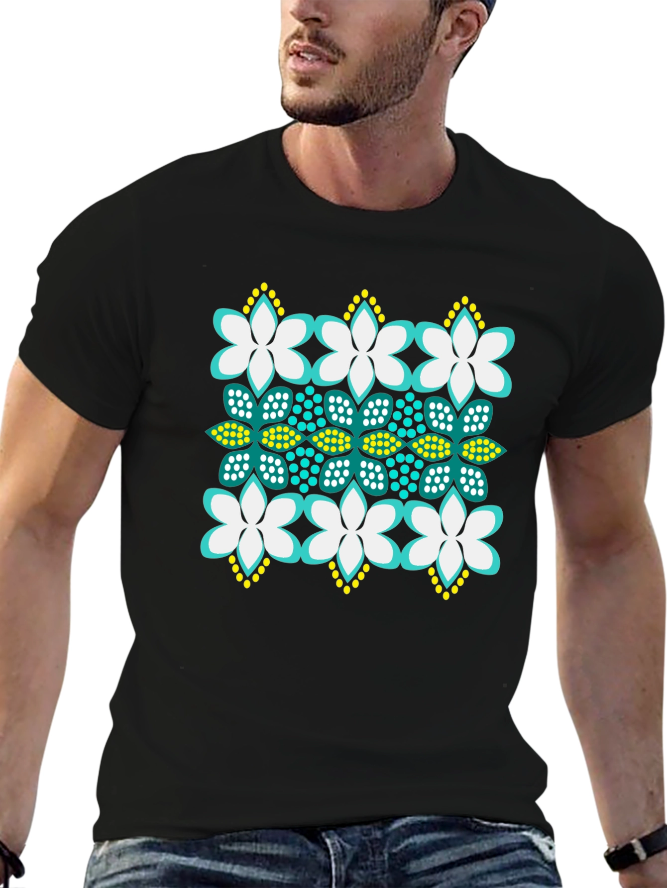 Floral Pattern T-Shirt