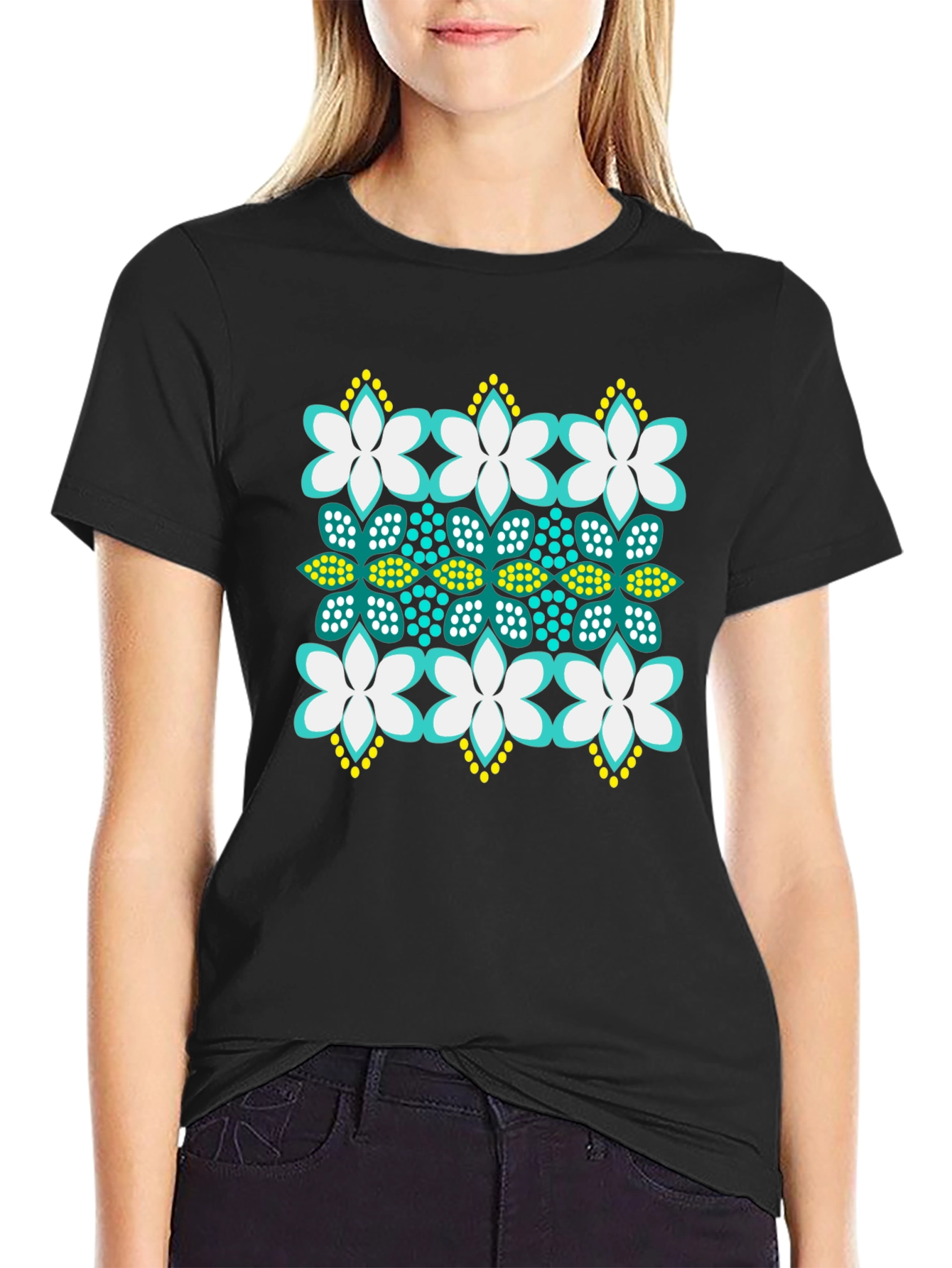 Floral Pattern T-Shirt