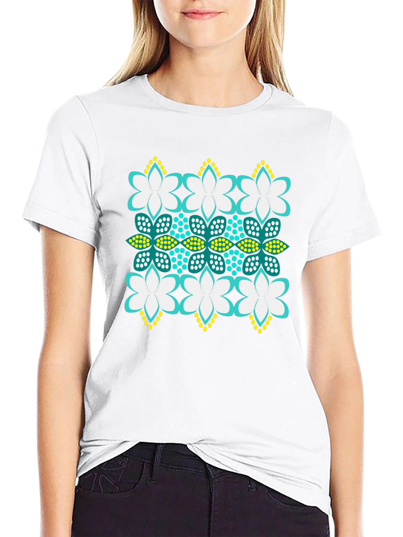 Floral Pattern T-Shirt