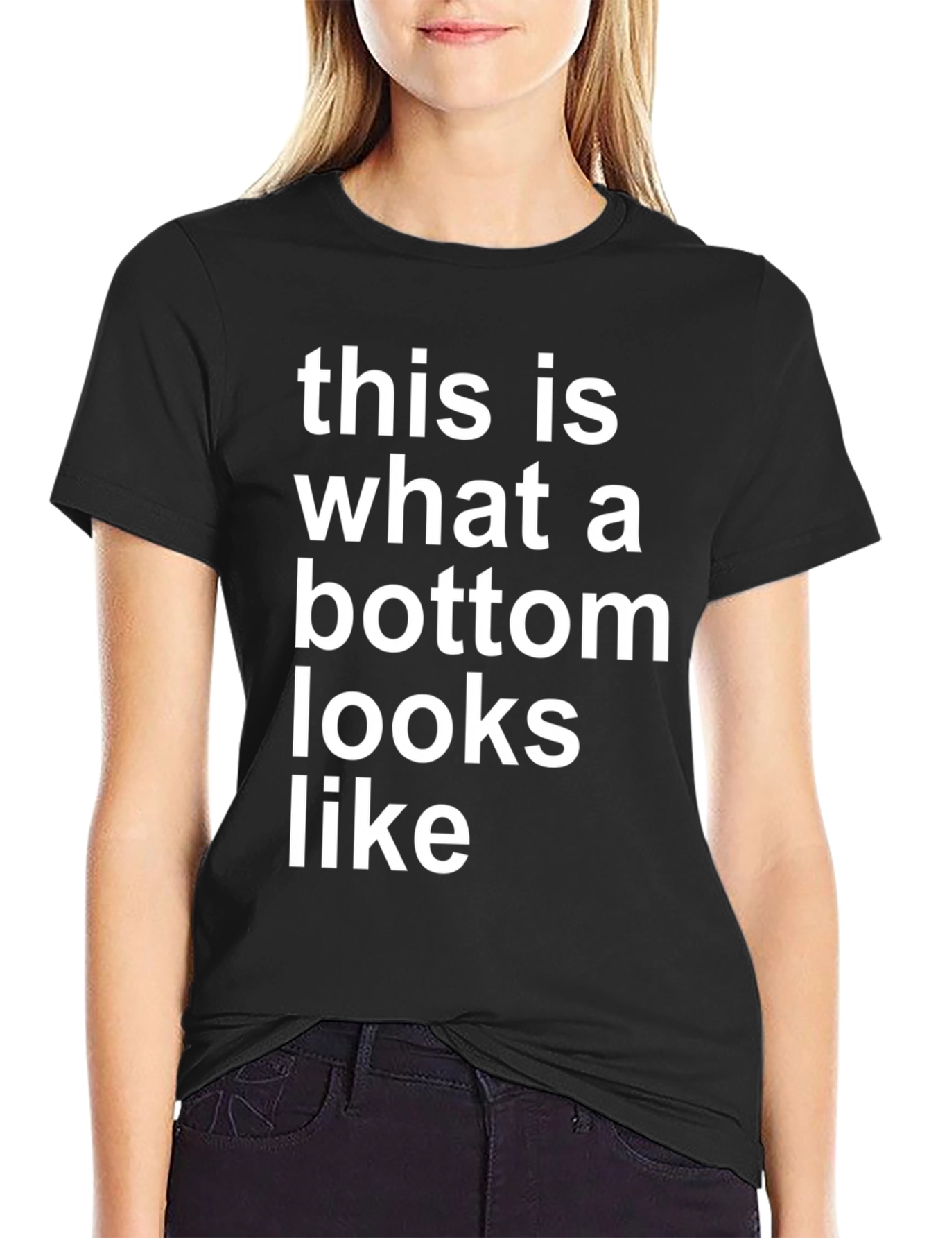 Bottom T-Shirt - Funny Humor Slogan Tee