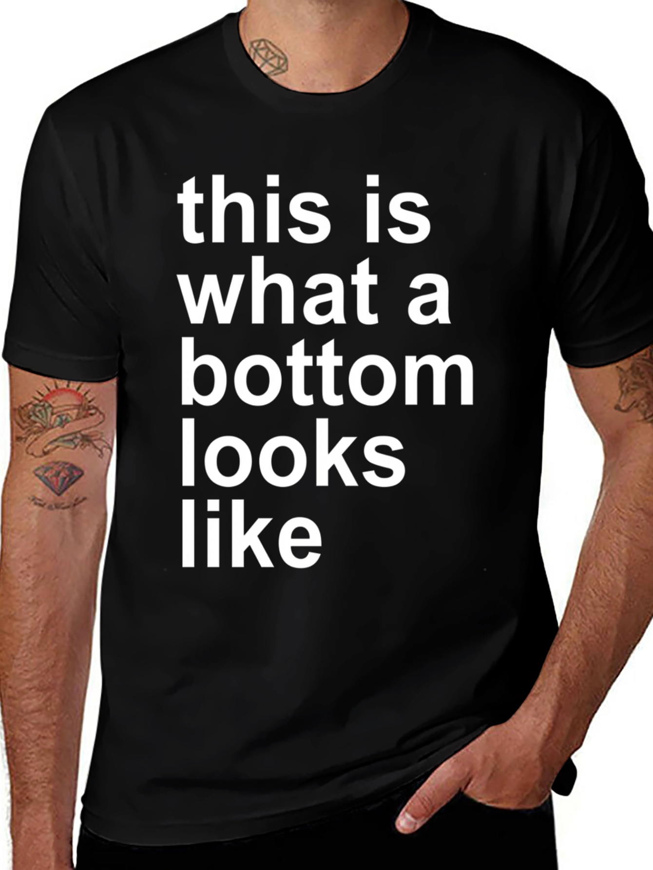Bottom T-Shirt - Funny Humor Slogan Tee