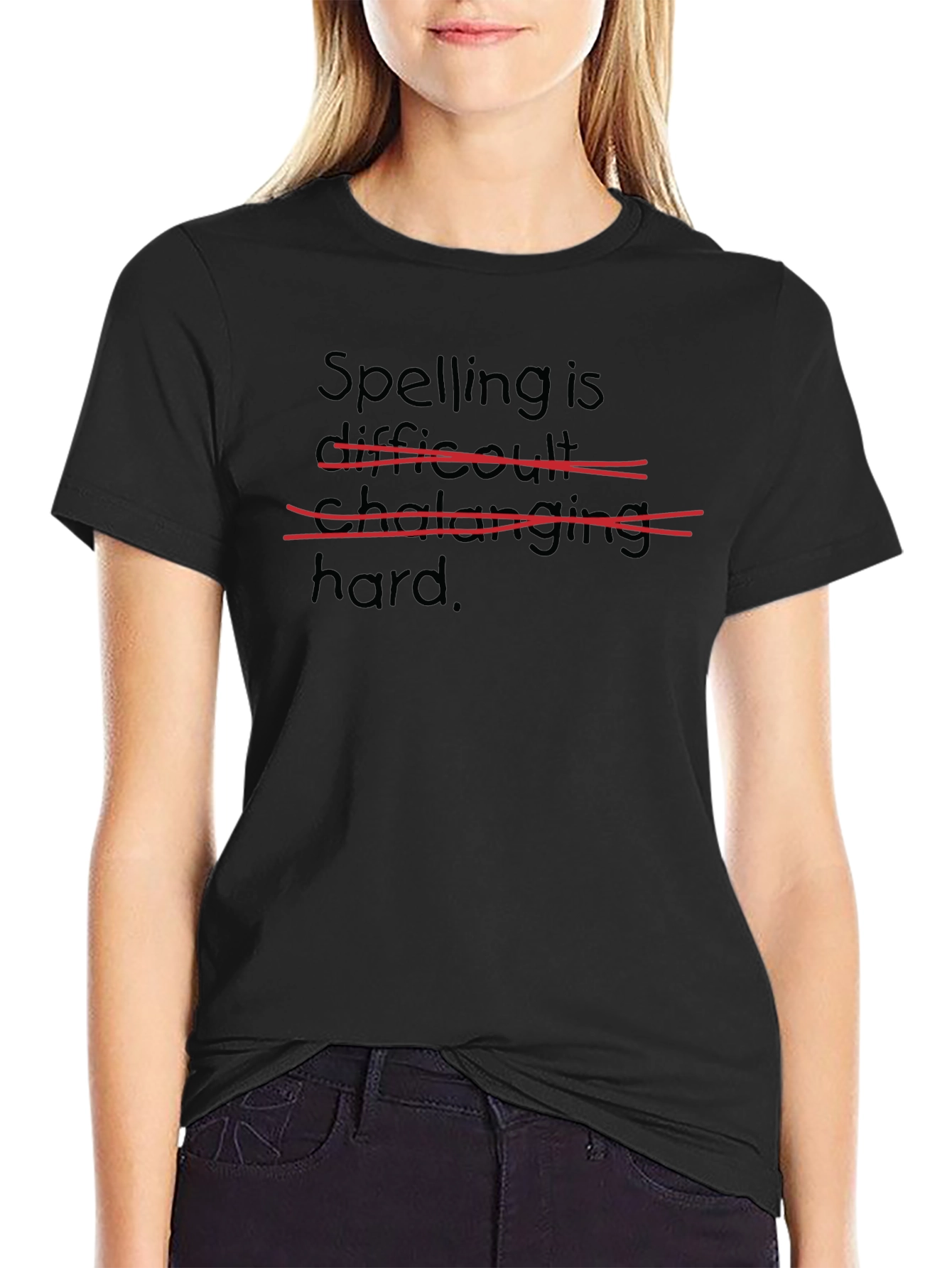 Spelling is Hard T-Shirt Funny Graphic Tee
