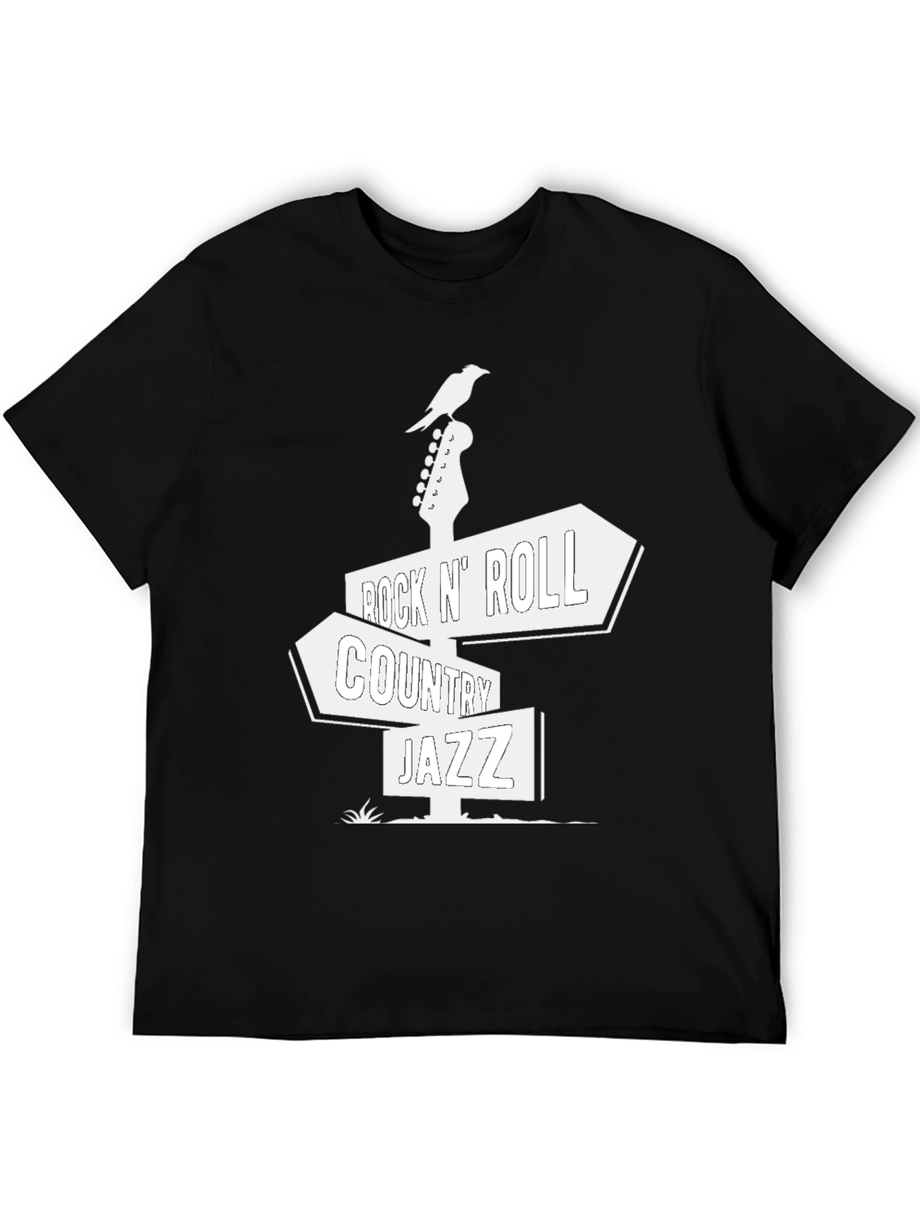 Rock N Roll Country Jazz Graphic Tee