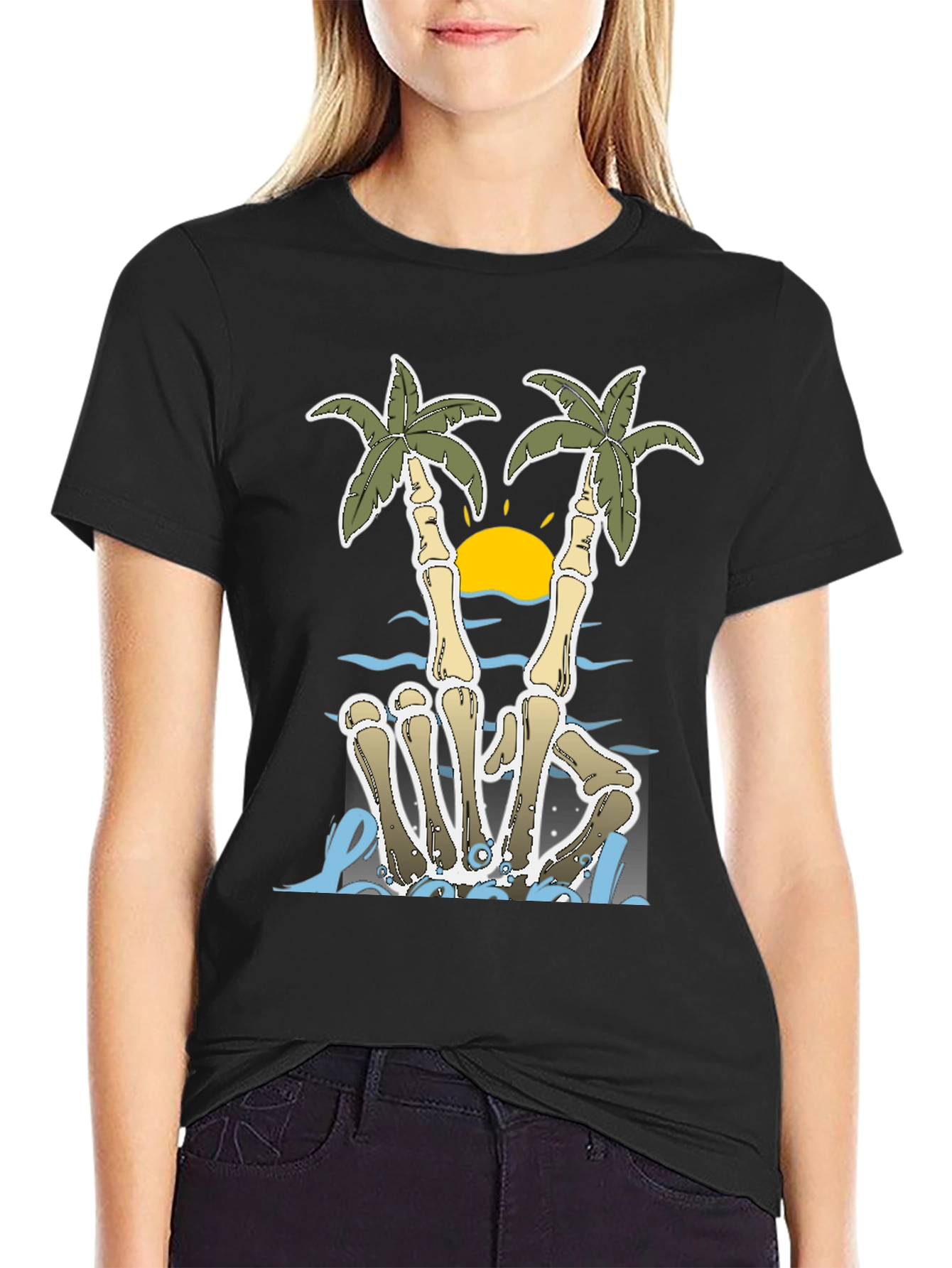 Skeleton Palm Tree T-Shirt