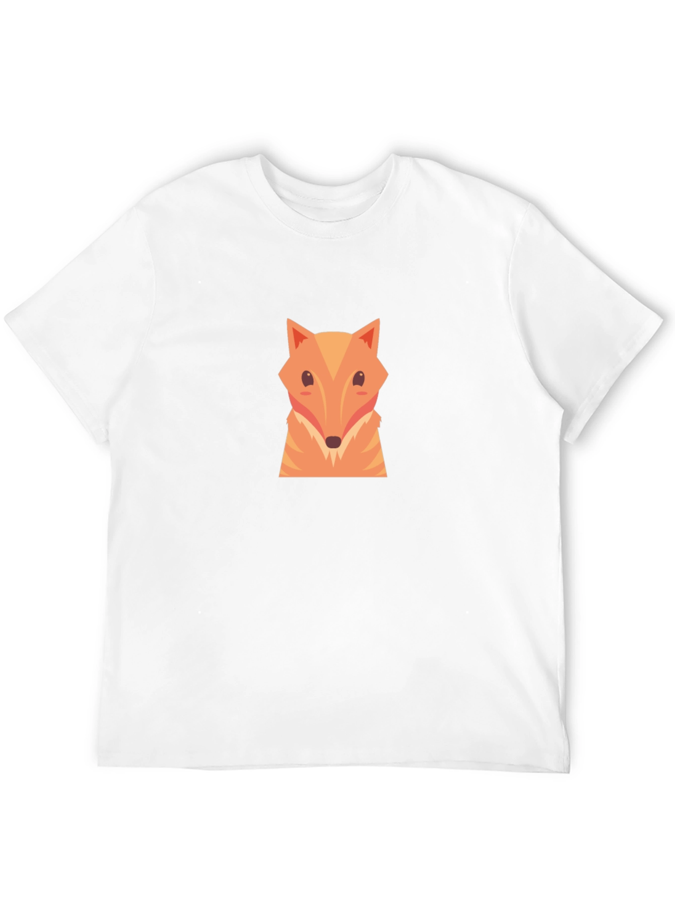 Fox Graphic Print Black T-Shirt