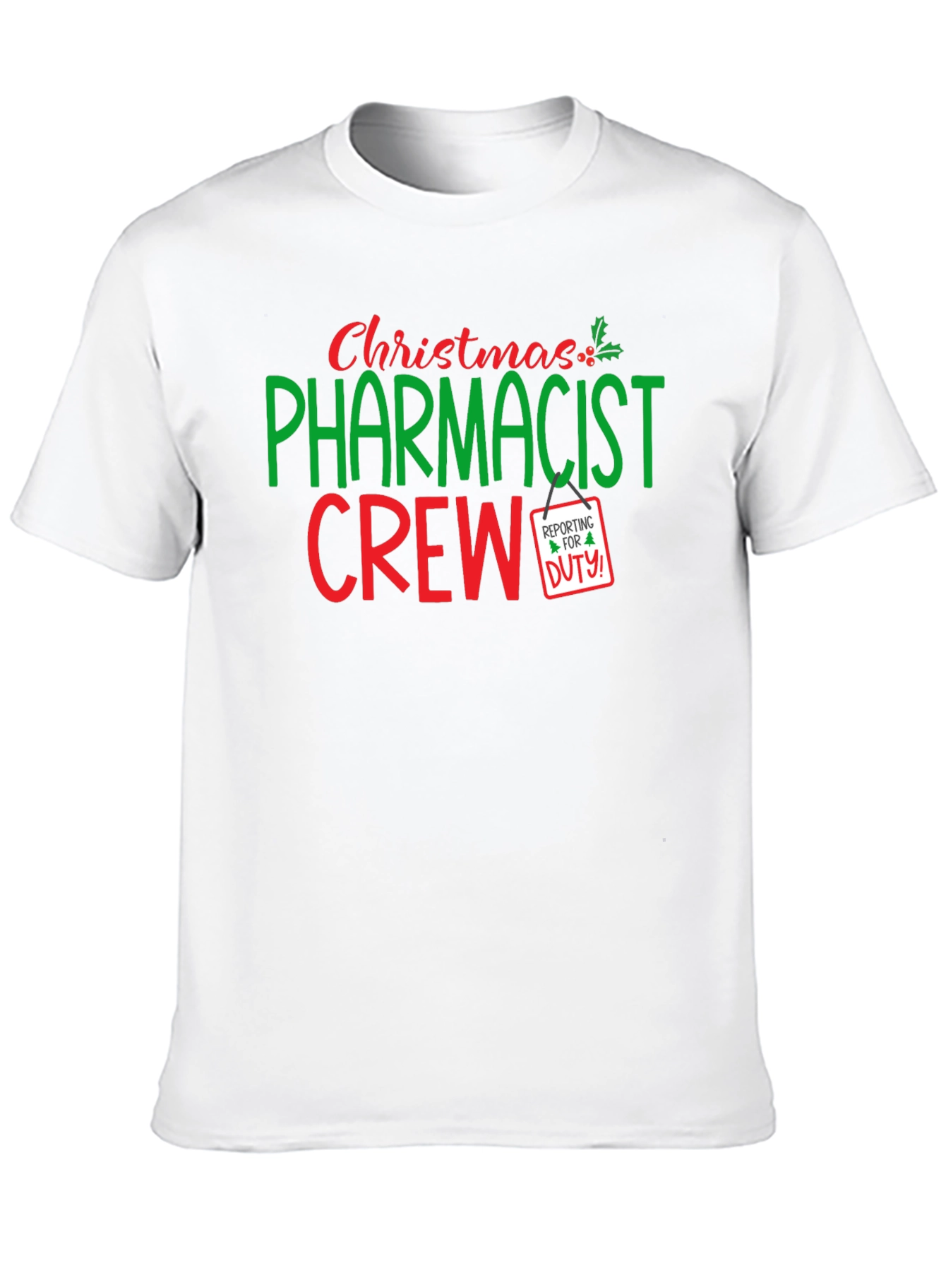 Christmas Pharmacist Crew T-Shirt