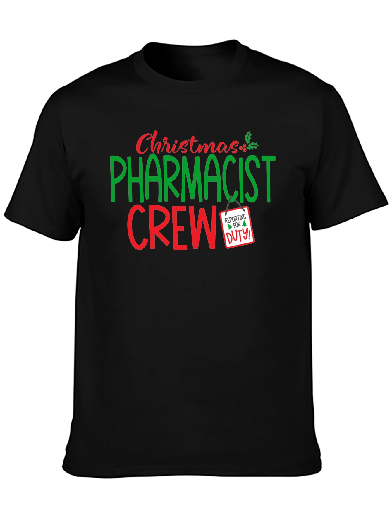 Christmas Pharmacist Crew T-Shirt
