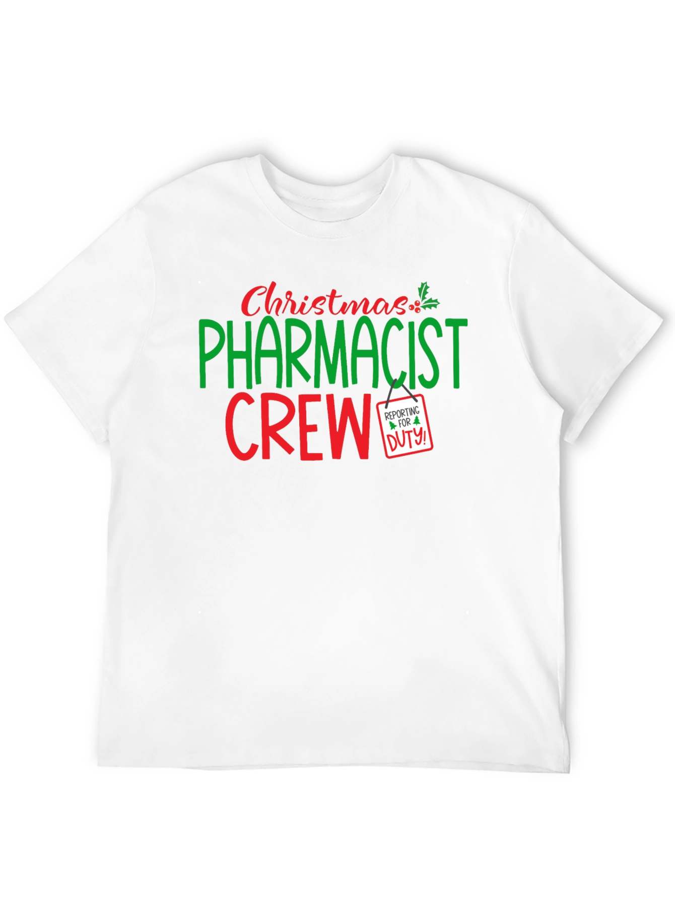 Christmas Pharmacist Crew T-Shirt