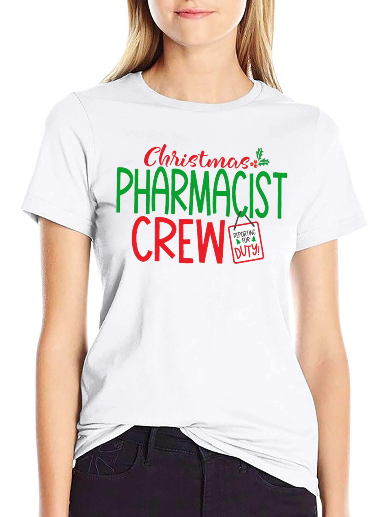 Christmas Pharmacist Crew T-Shirt
