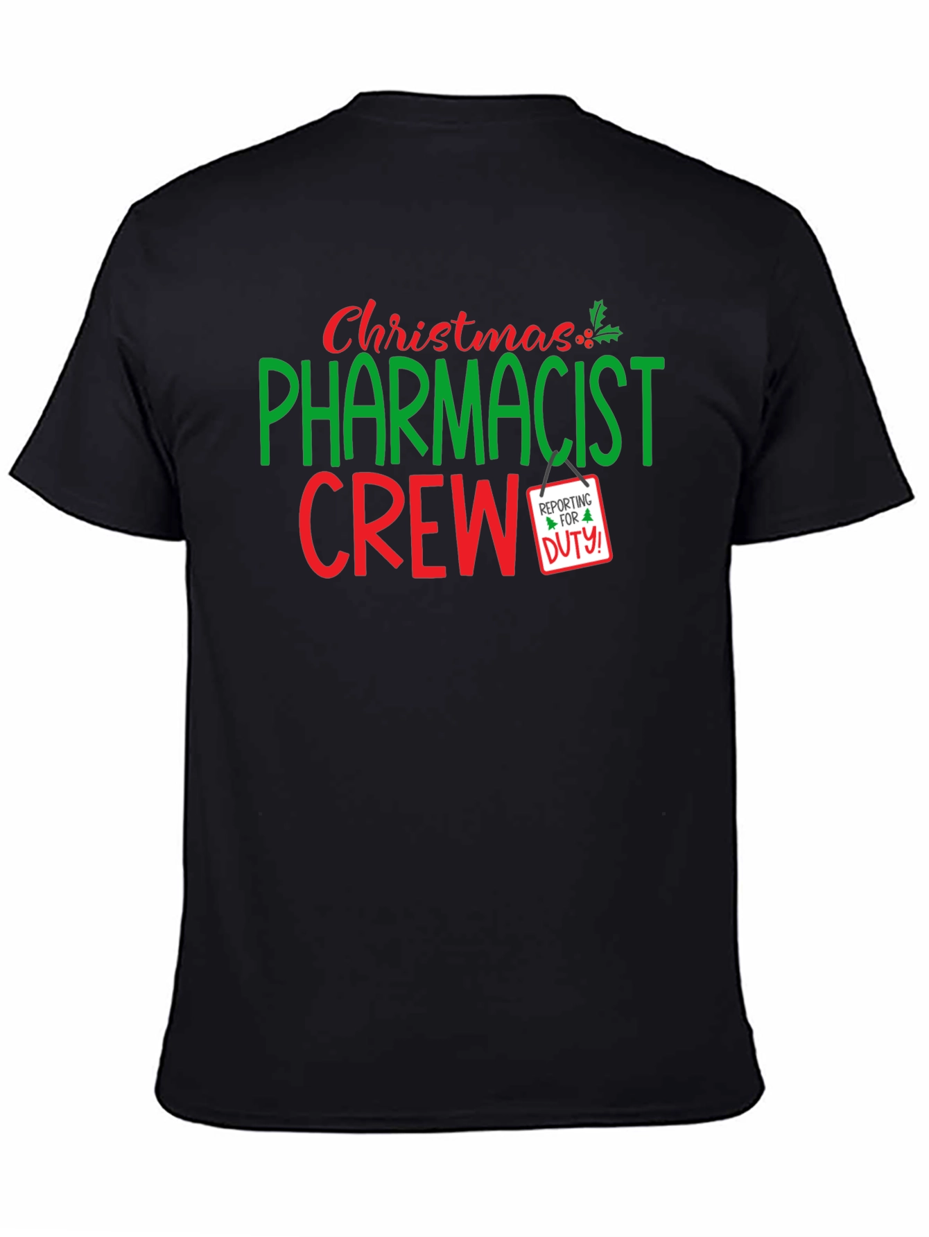 Christmas Pharmacist Crew T-Shirt