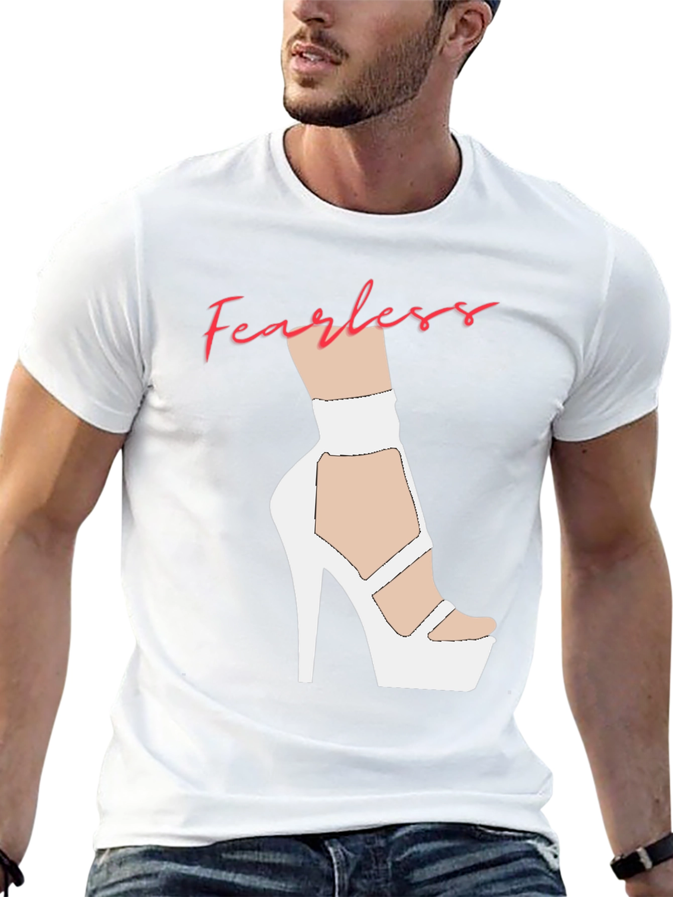 Fearless High Heel Graphic T-Shirt