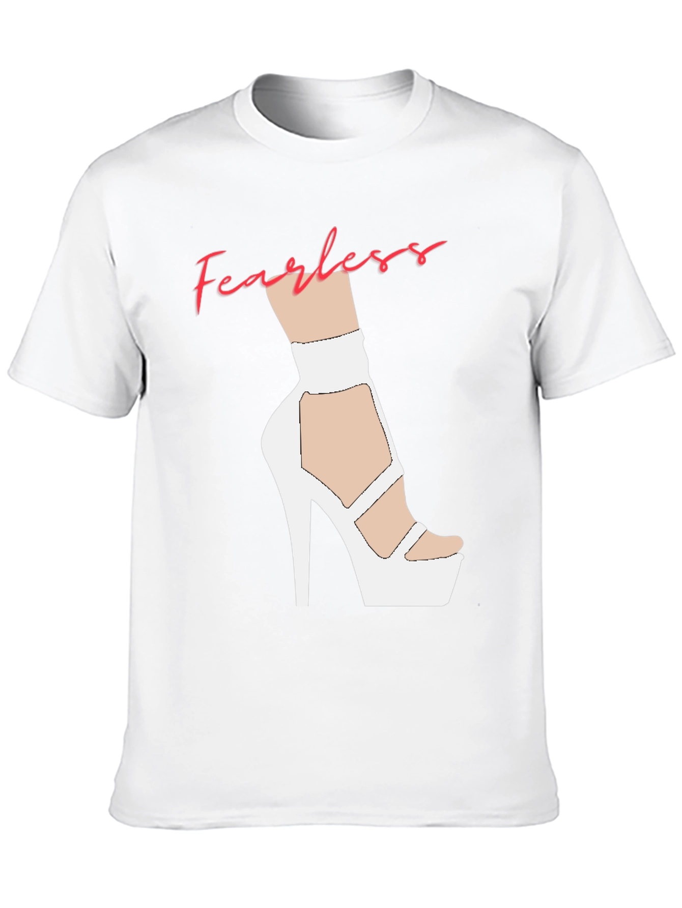 Fearless High Heel Graphic T-Shirt