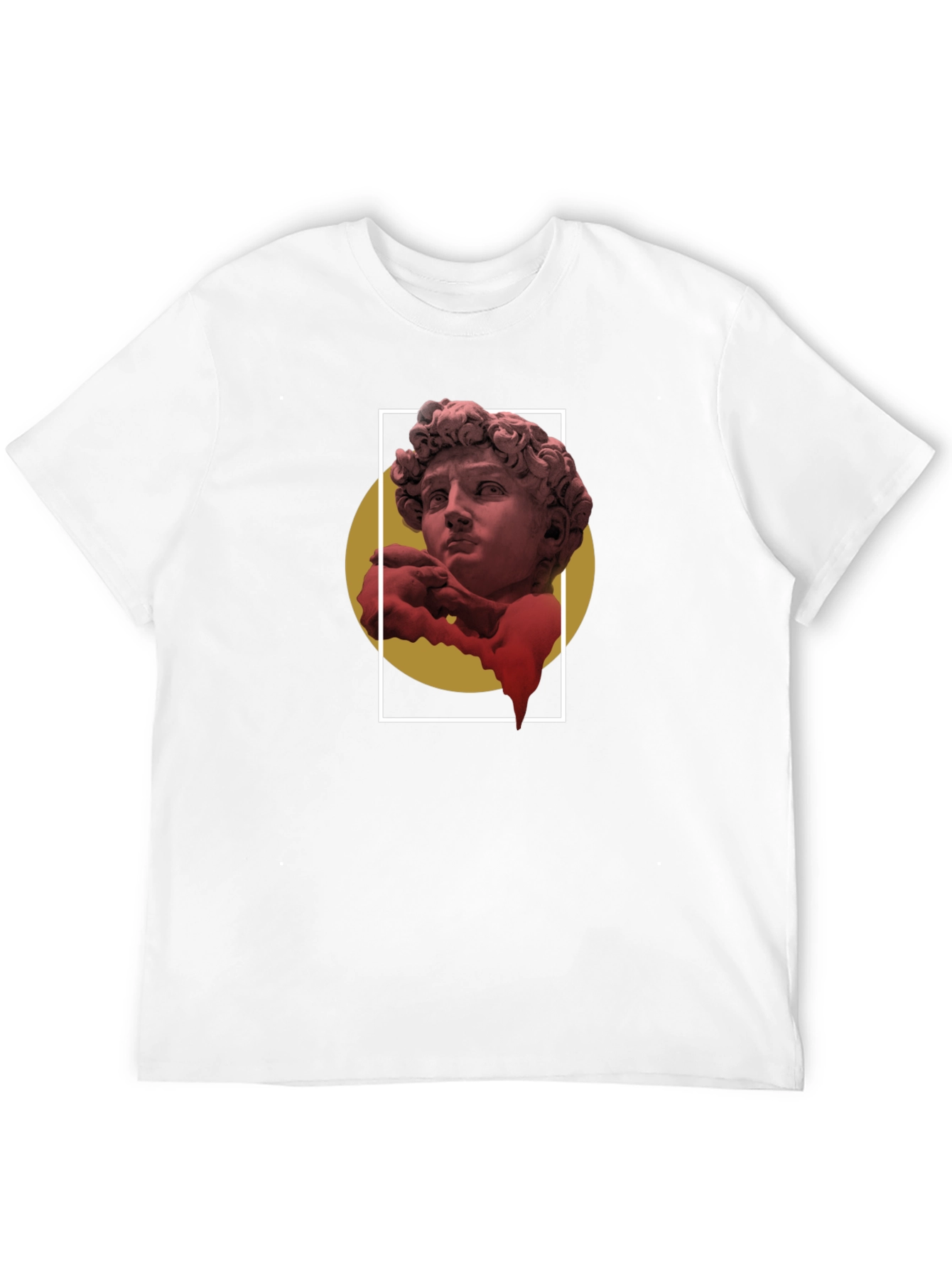 Statue Graphic Black T-Shirt