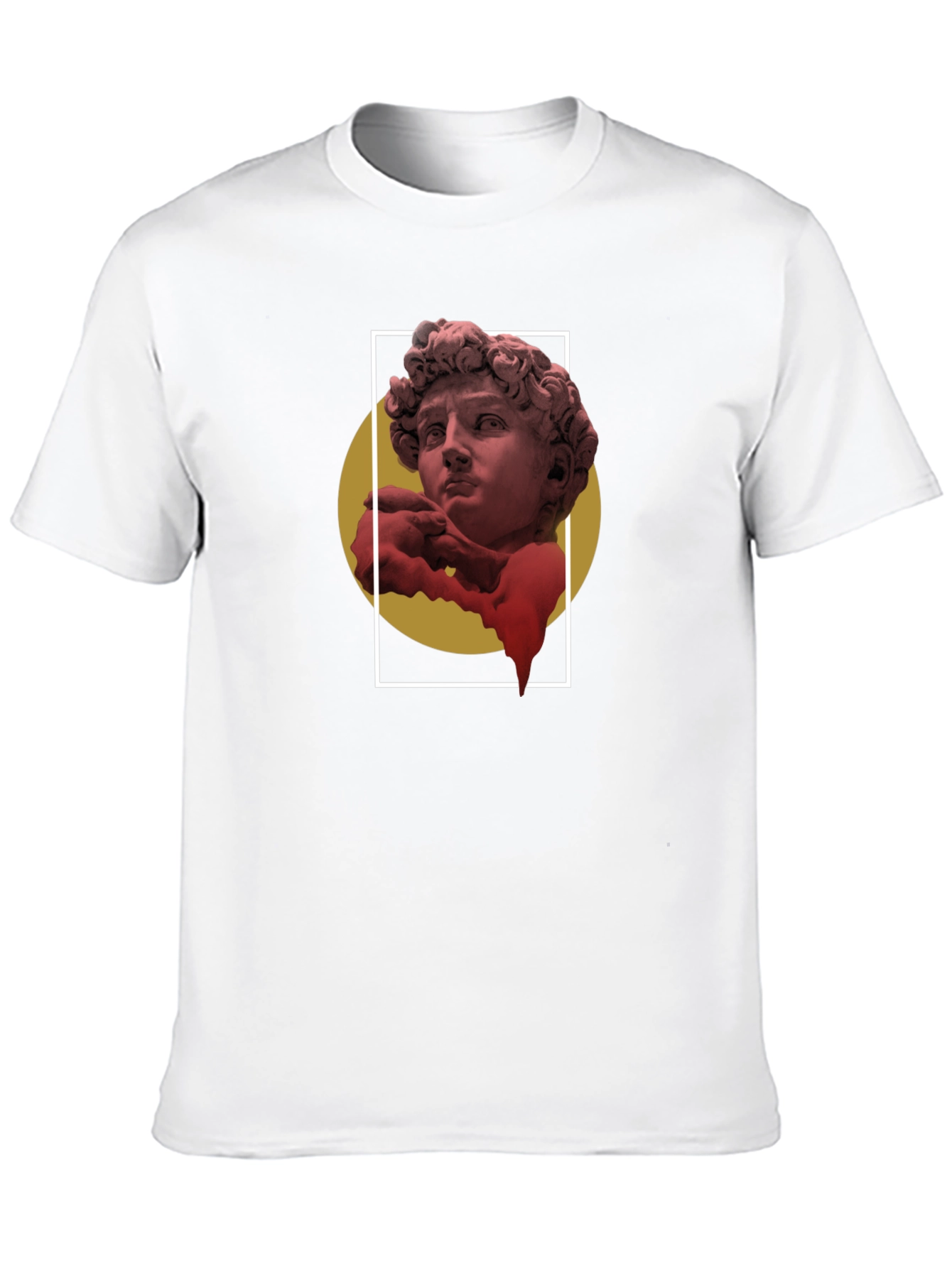 Statue Graphic Black T-Shirt