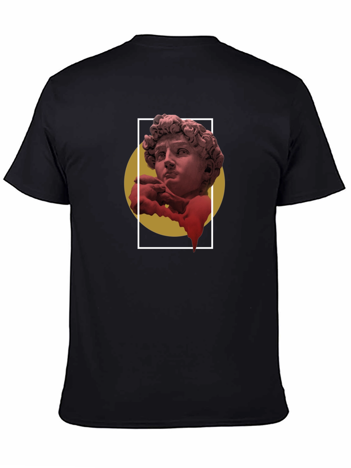 Statue Graphic Black T-Shirt