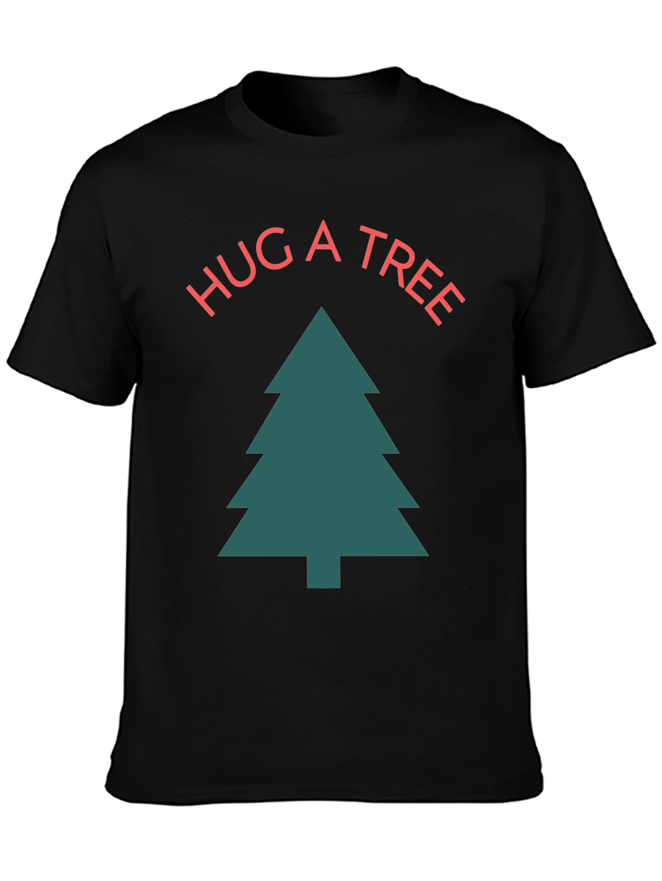 Hug a Tree Graphic Tee - Unisex Cotton T-Shirt
