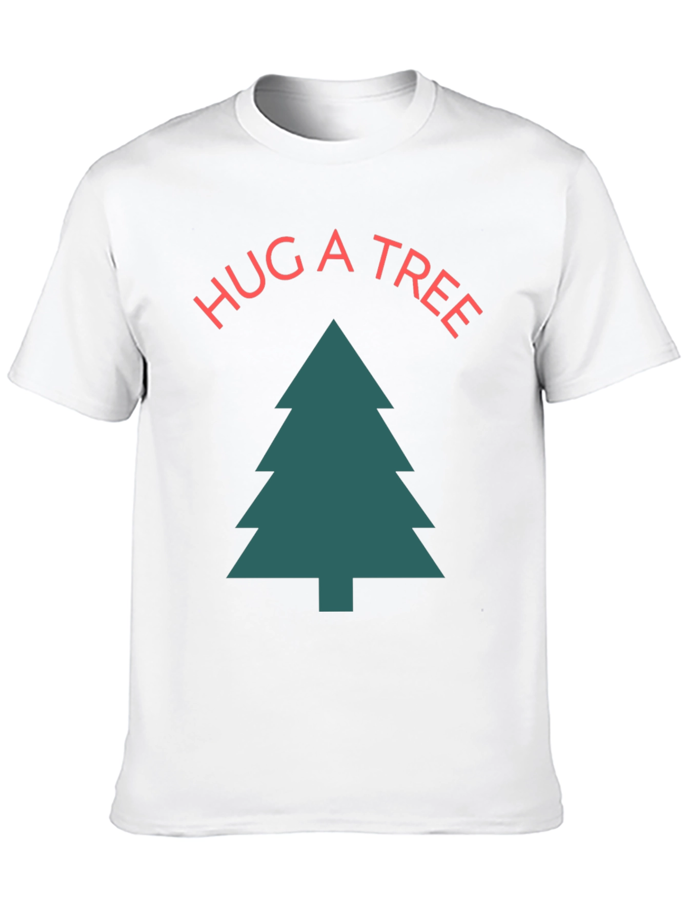 Hug a Tree Graphic Tee - Unisex Cotton T-Shirt