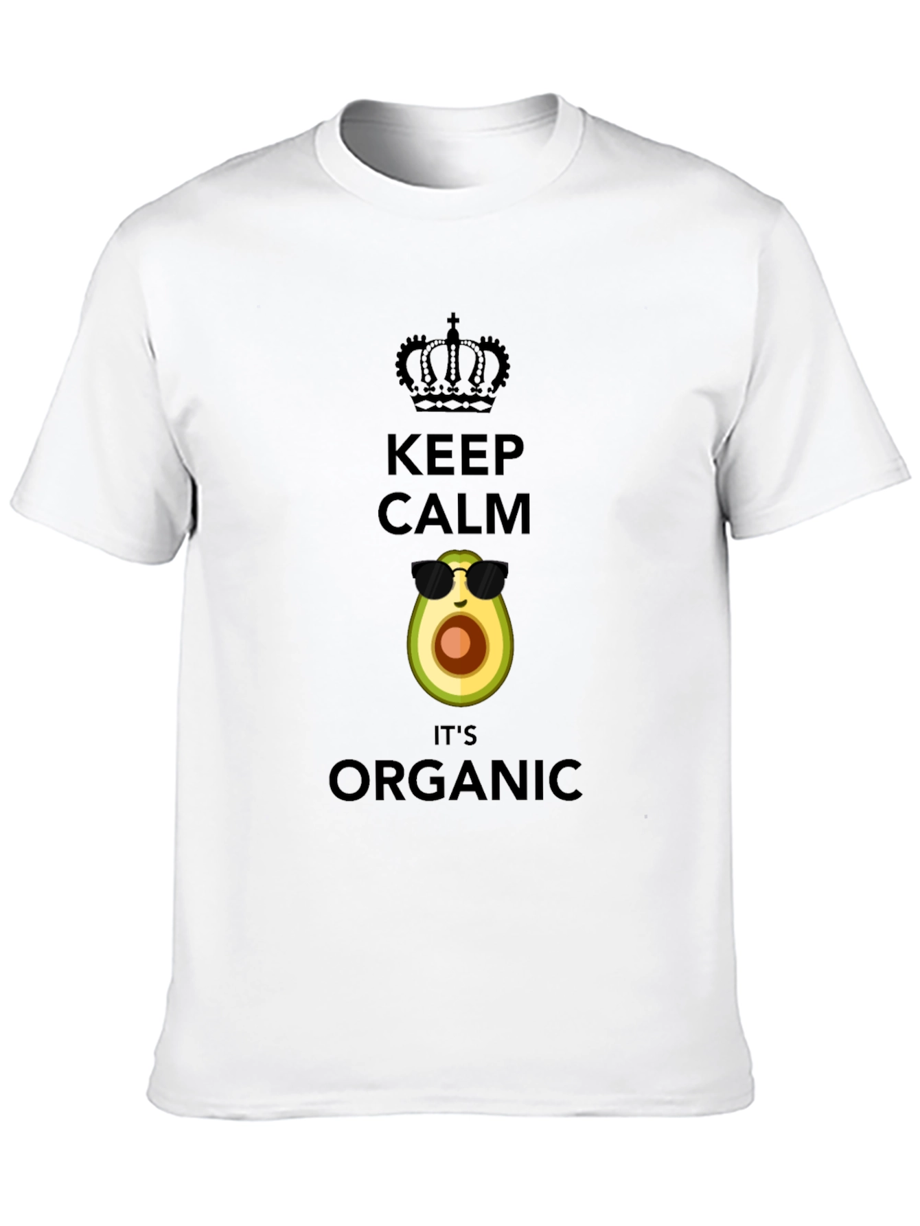 Keep Calm Its Organic Avocado T-Shirt