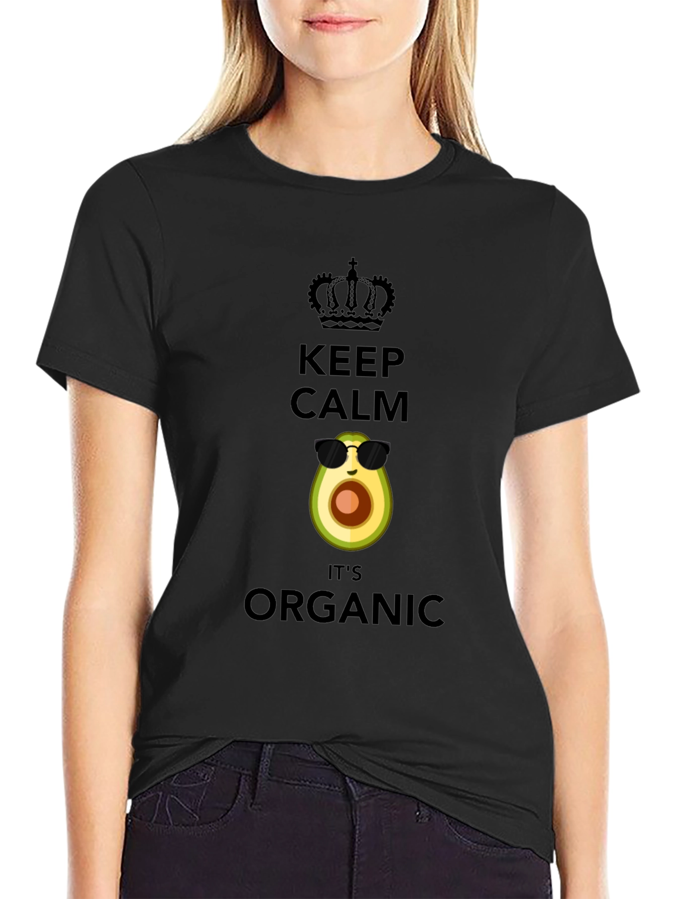 Keep Calm Its Organic Avocado T-Shirt