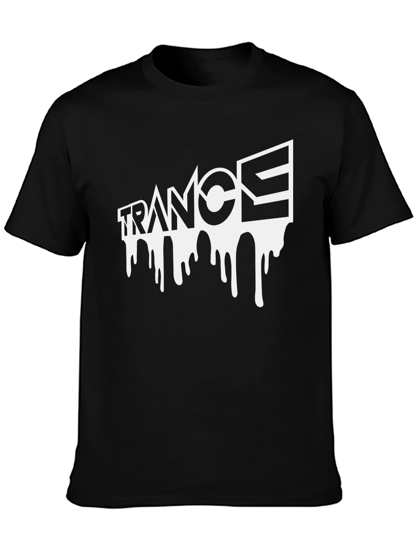 Trance Drip Black Tee