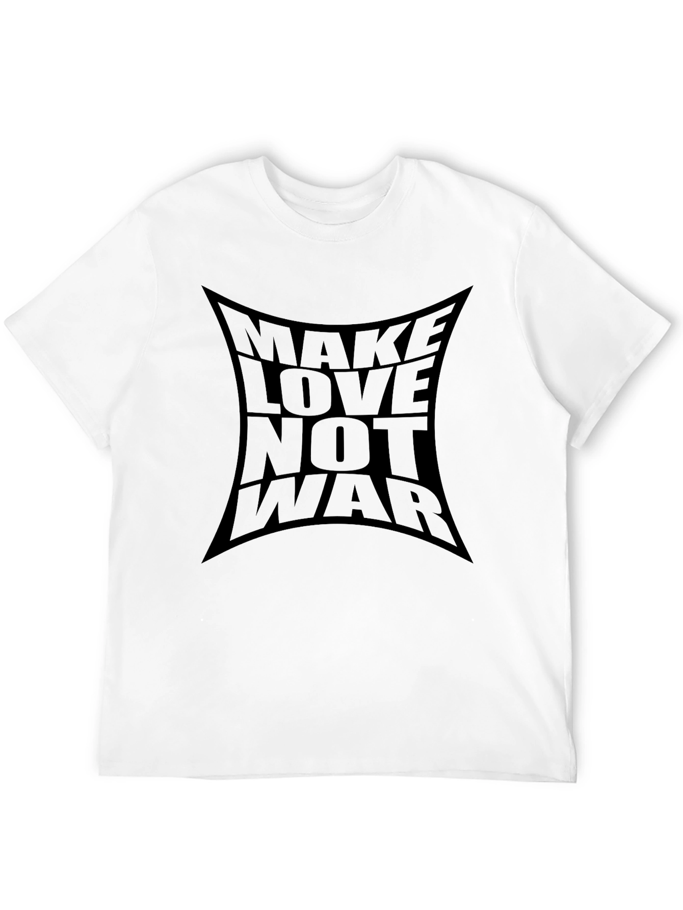 Make Love Not War Graphic Tee - Black T-Shirt