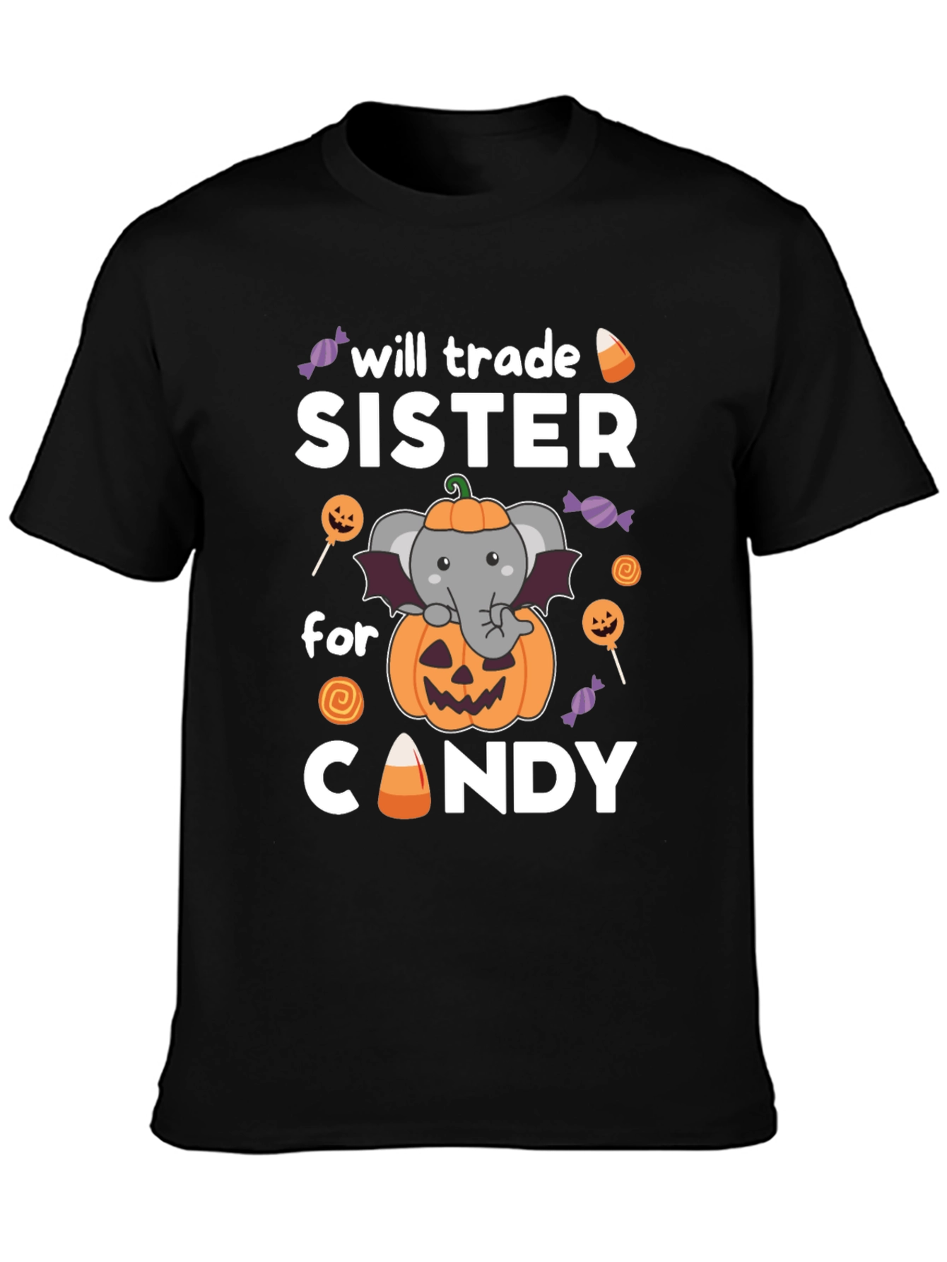 Will Trade Sister for Candy Halloween T-Shirt