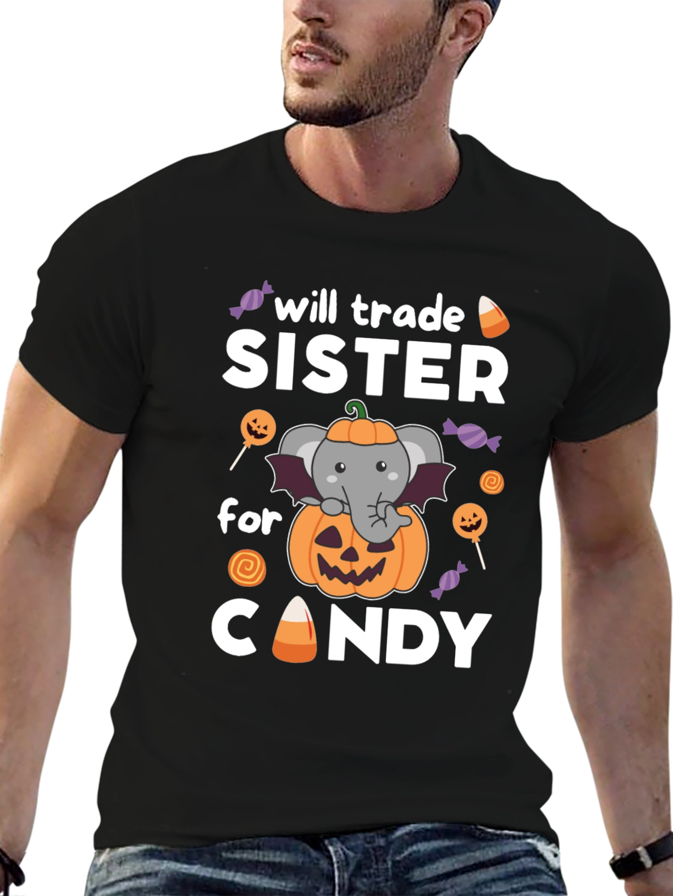 Will Trade Sister for Candy Halloween T-Shirt