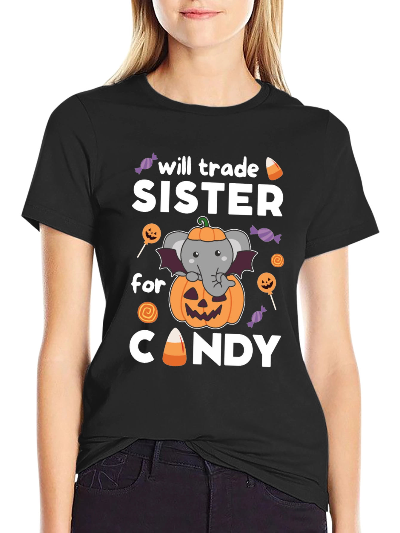 Will Trade Sister for Candy Halloween T-Shirt