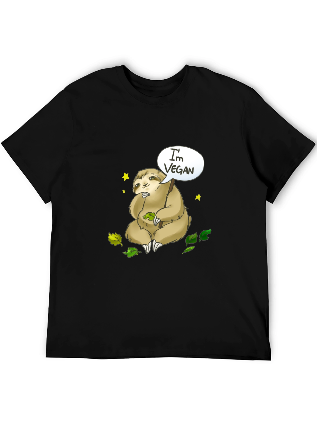 Vegan Sloth T-Shirt - Cute & Comfy Tee