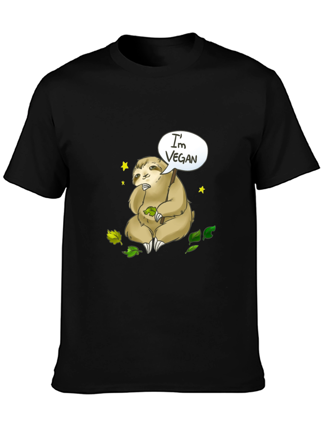 Vegan Sloth T-Shirt - Cute & Comfy Tee
