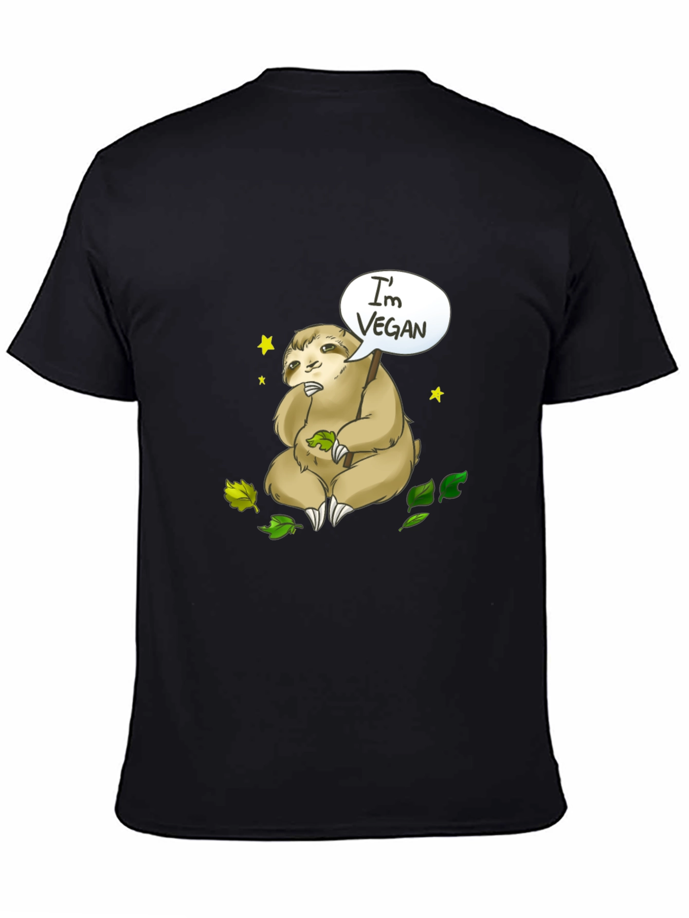 Vegan Sloth T-Shirt - Cute & Comfy Tee