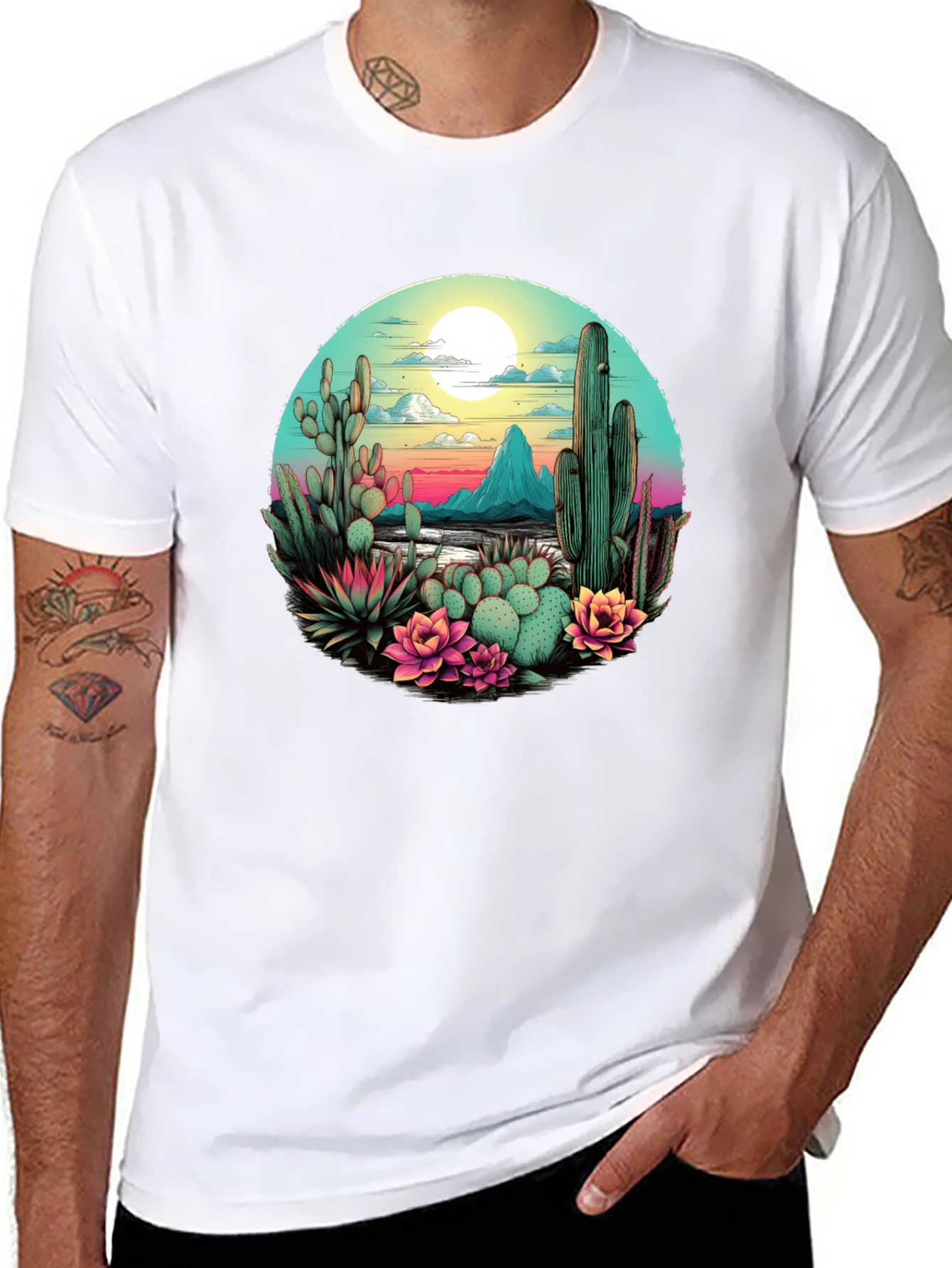 Desert Landscape Graphic Tee