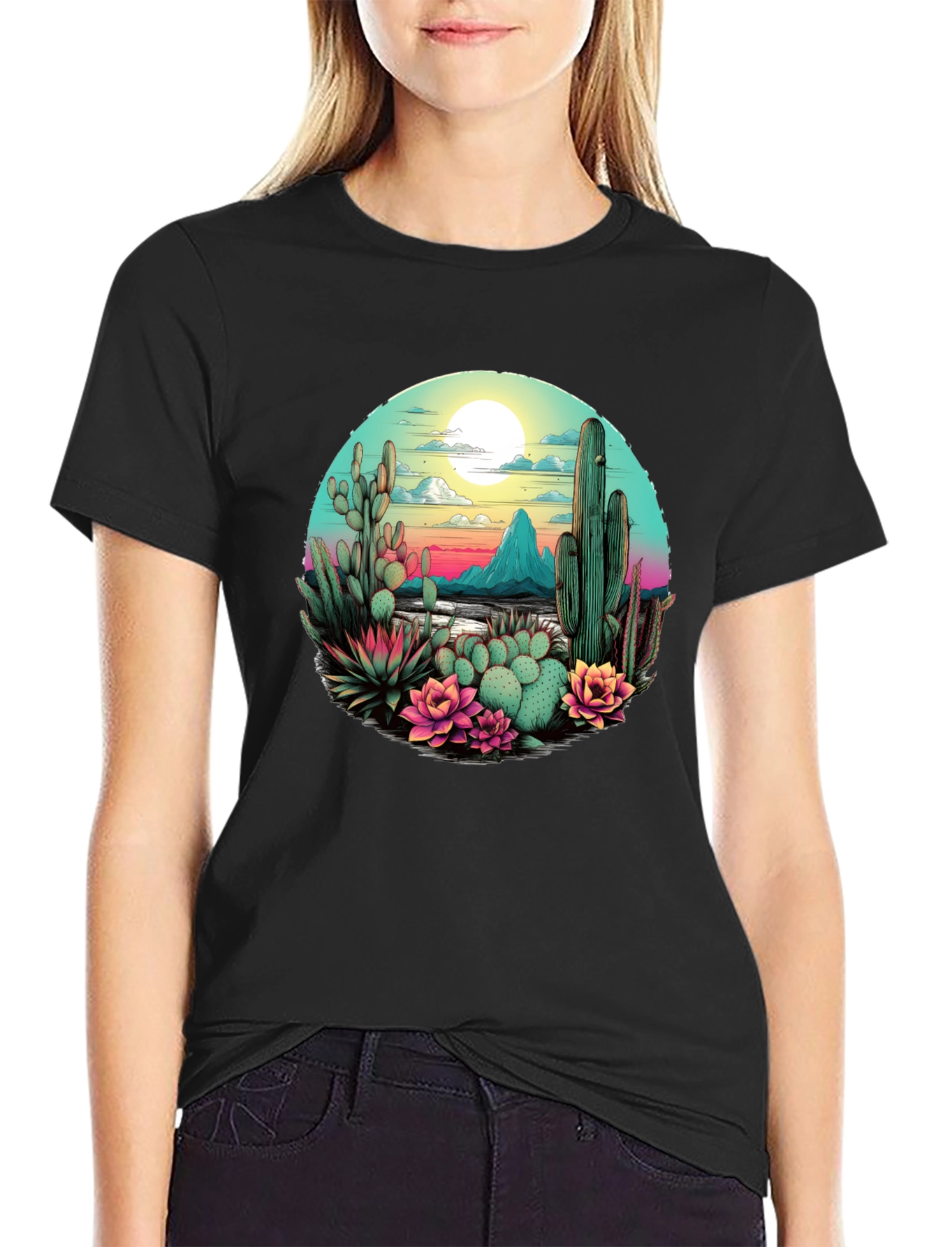 Desert Landscape Graphic Tee