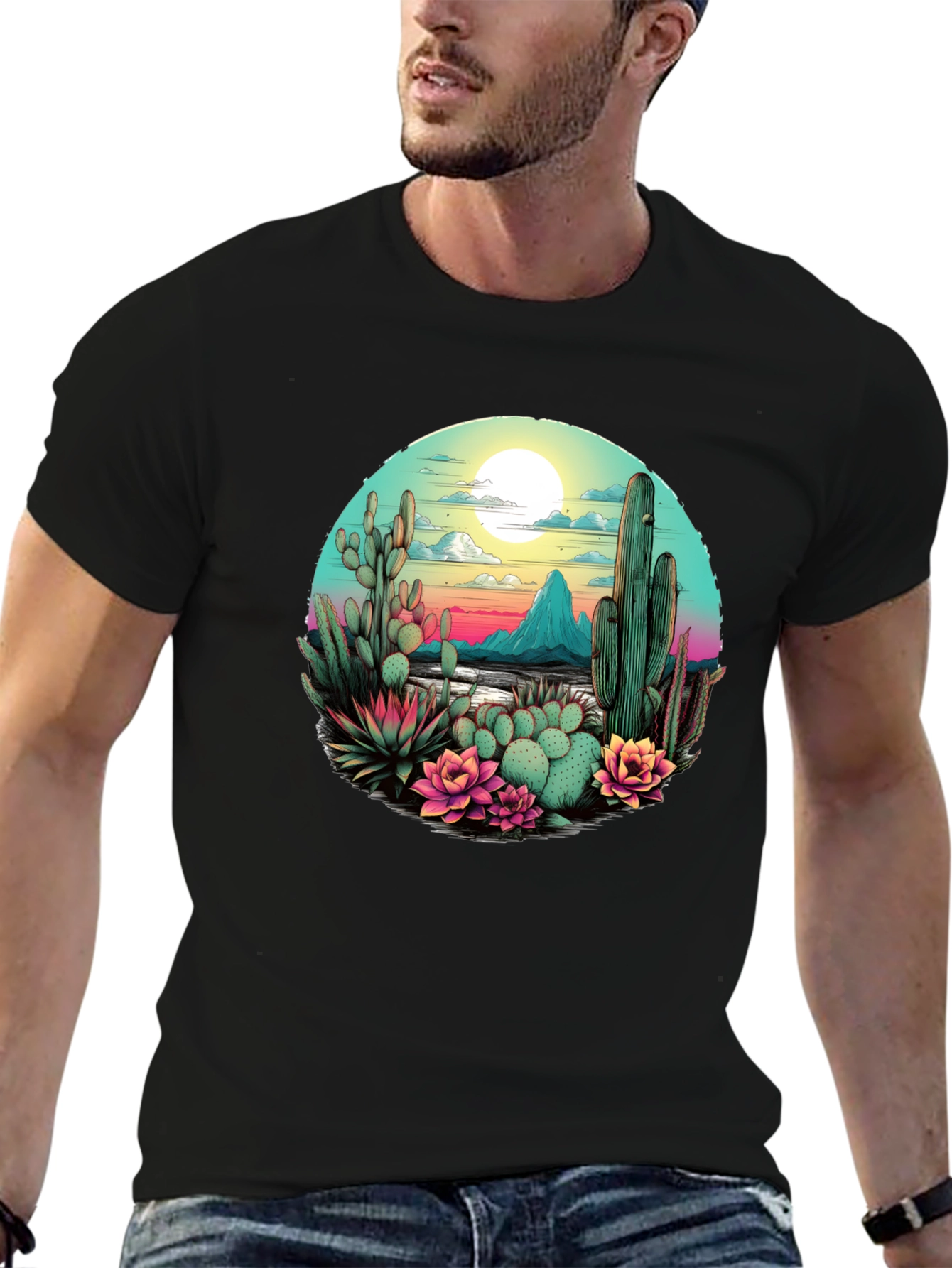 Desert Landscape Graphic Tee