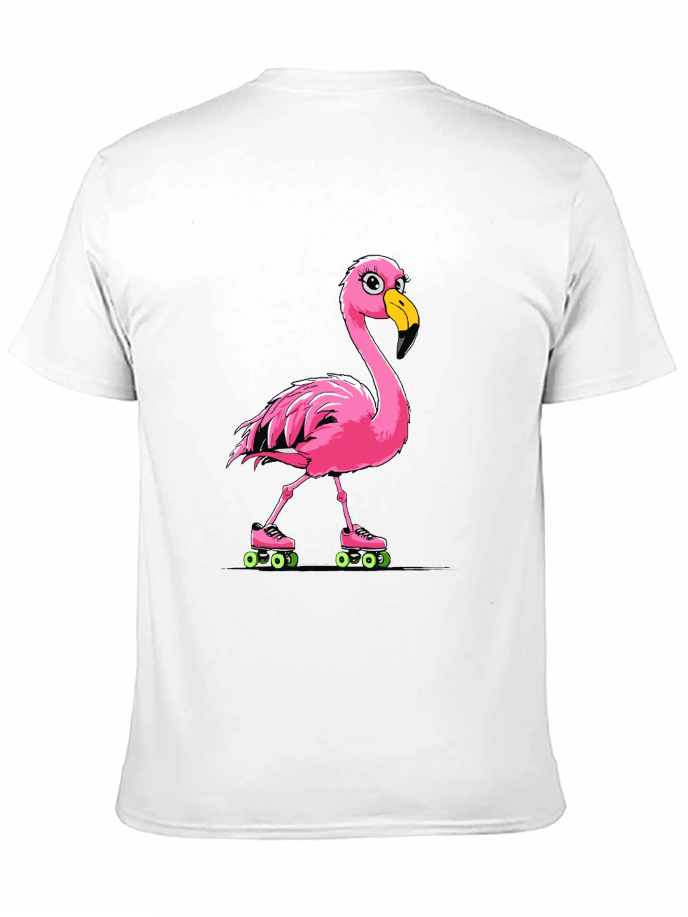 Flamingo Roller Skate T-Shirt