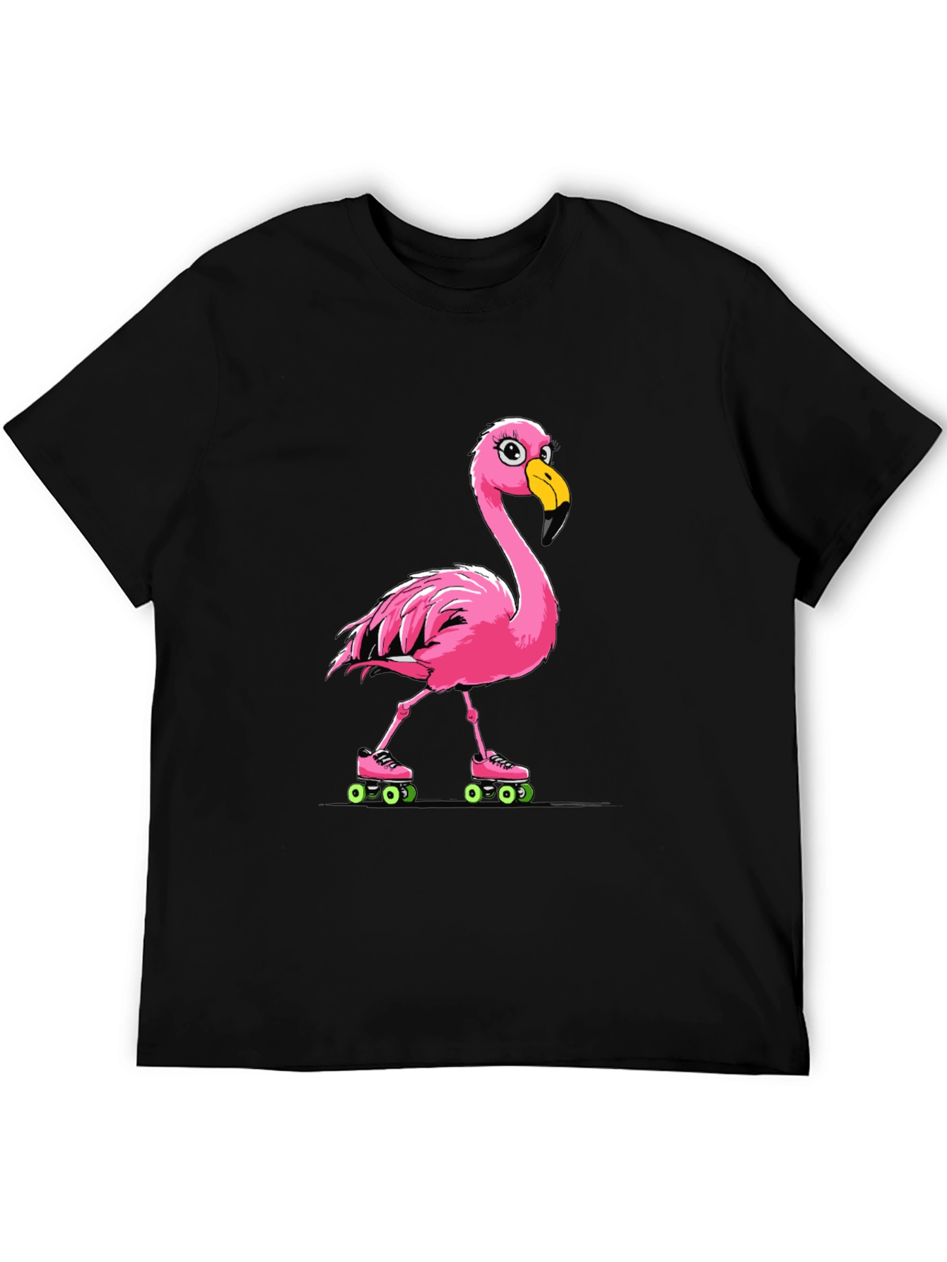 Flamingo Roller Skate T-Shirt