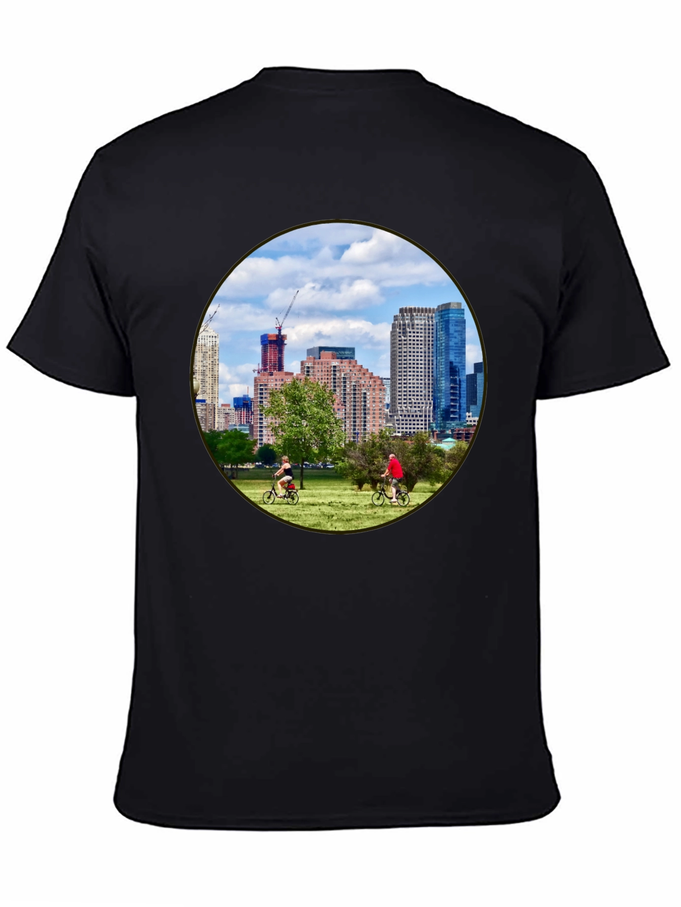 Cityscape Cyclist T-Shirt