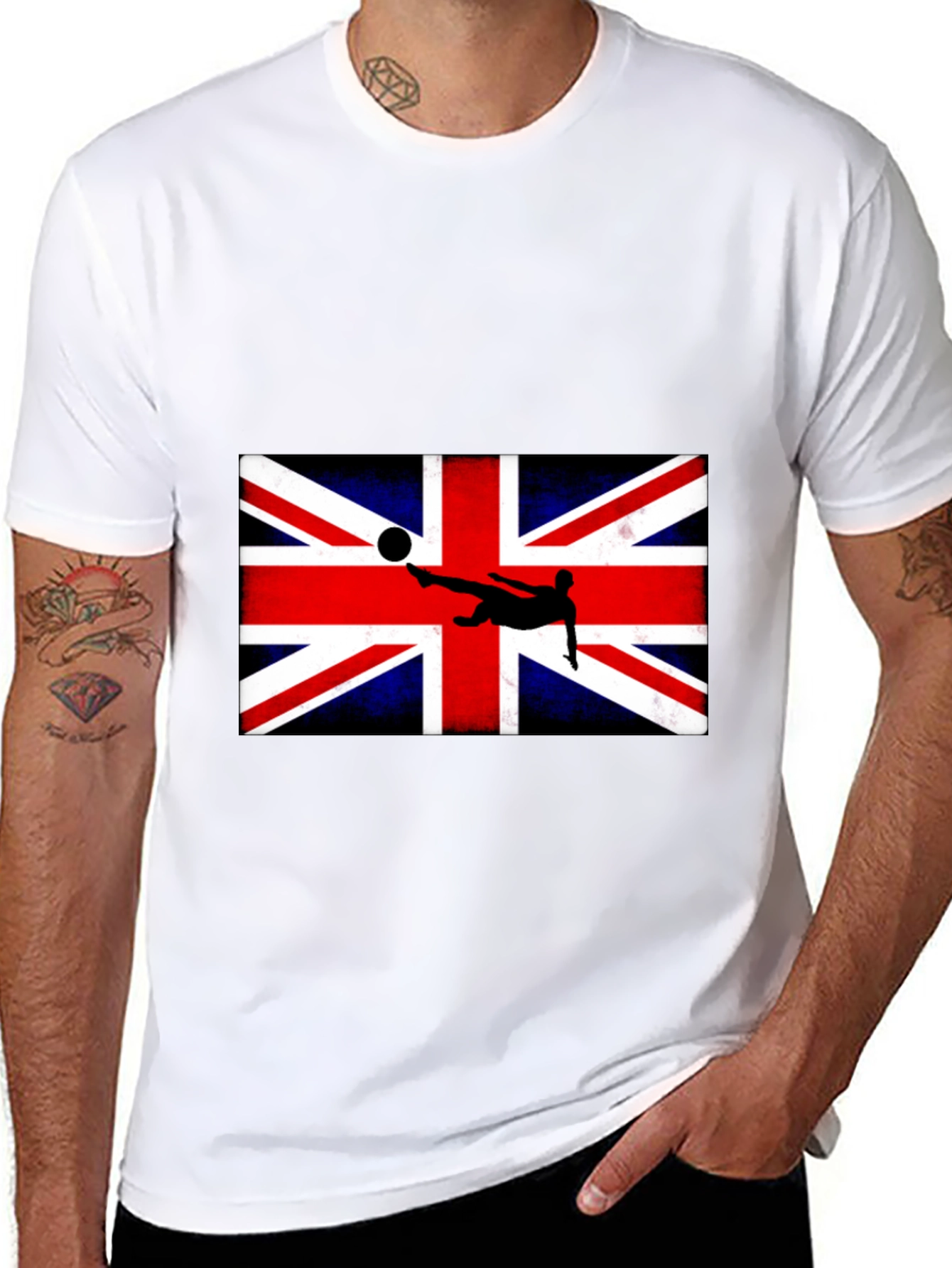 Union Jack Soccer Kick T-Shirt