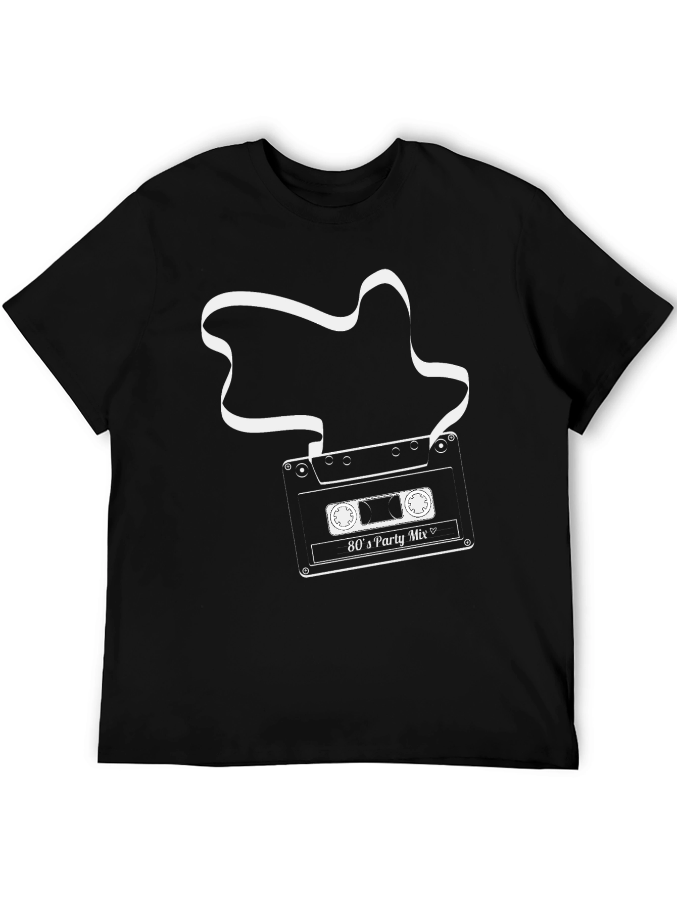 Retro 80s Party Mix Cassette Tape T-Shirt