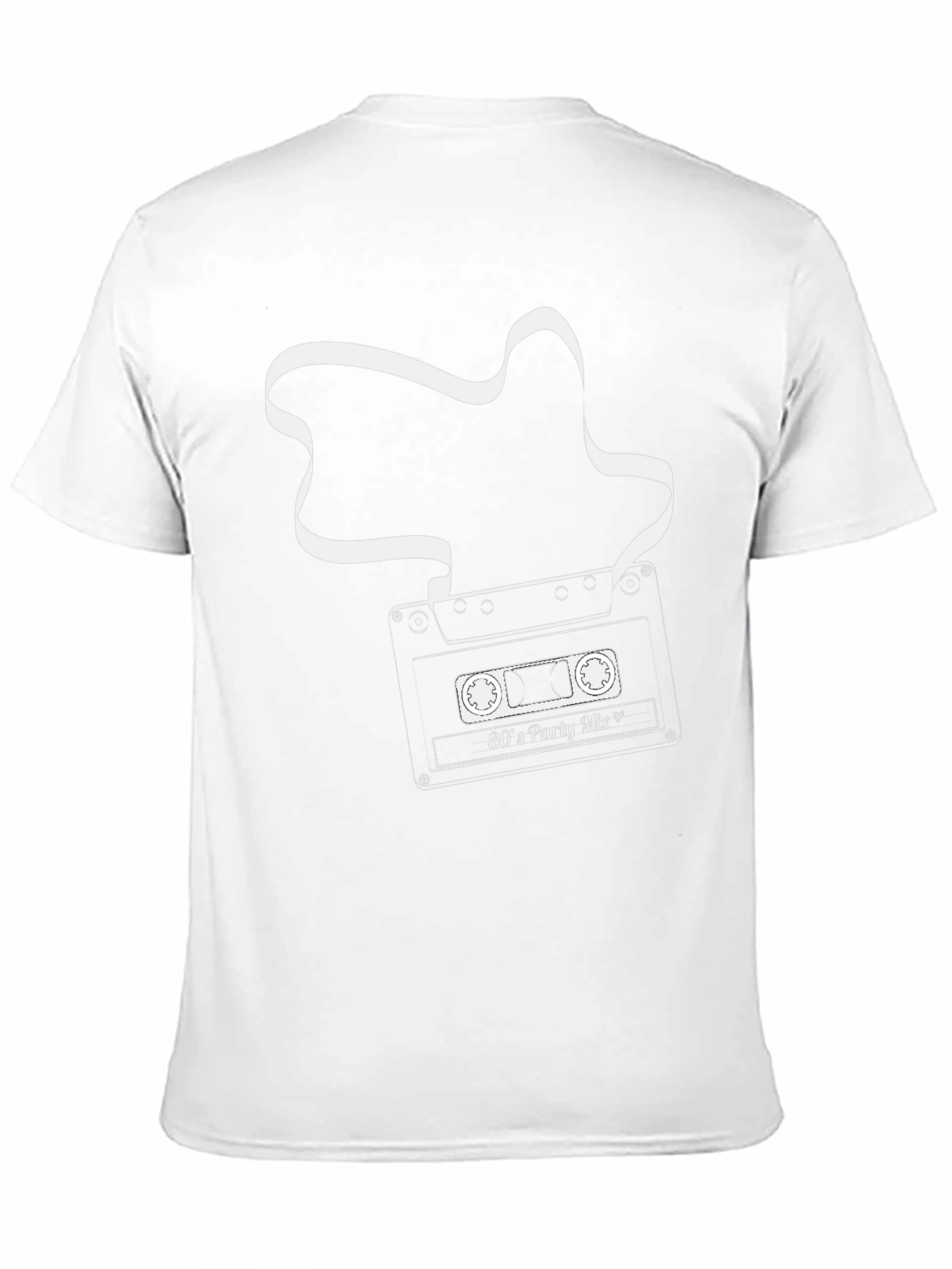 Retro 80s Party Mix Cassette Tape T-Shirt