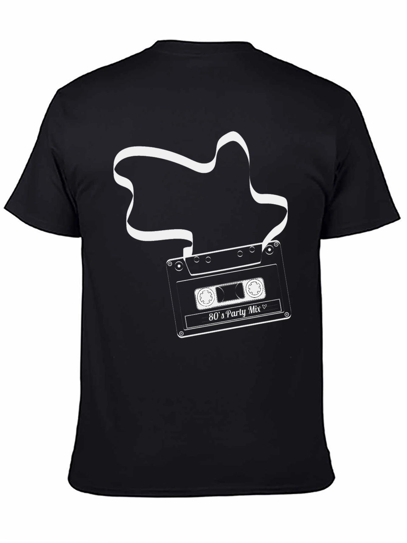 Retro 80s Party Mix Cassette Tape T-Shirt