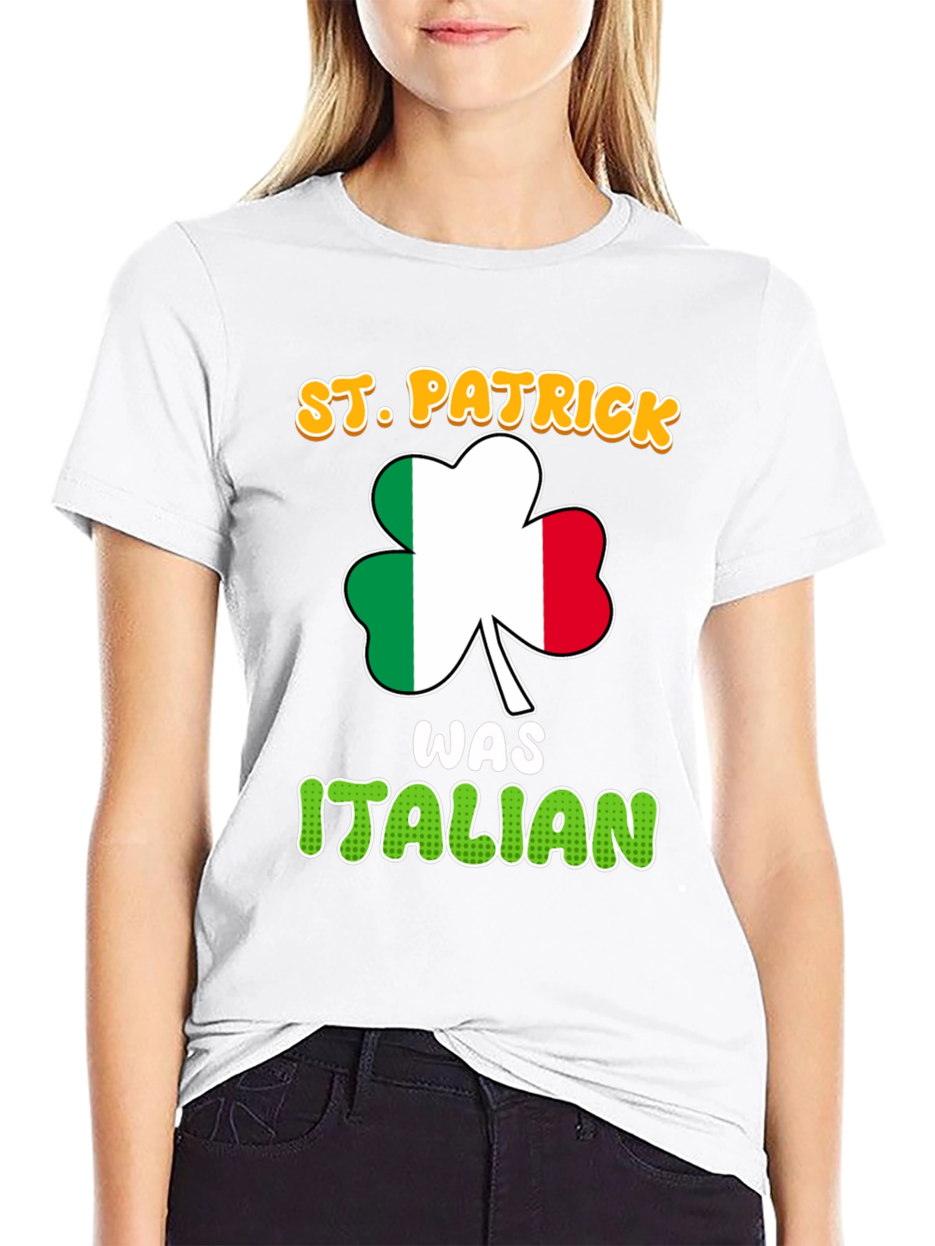 St. Patrick Was Italian Novelty T-Shirt
