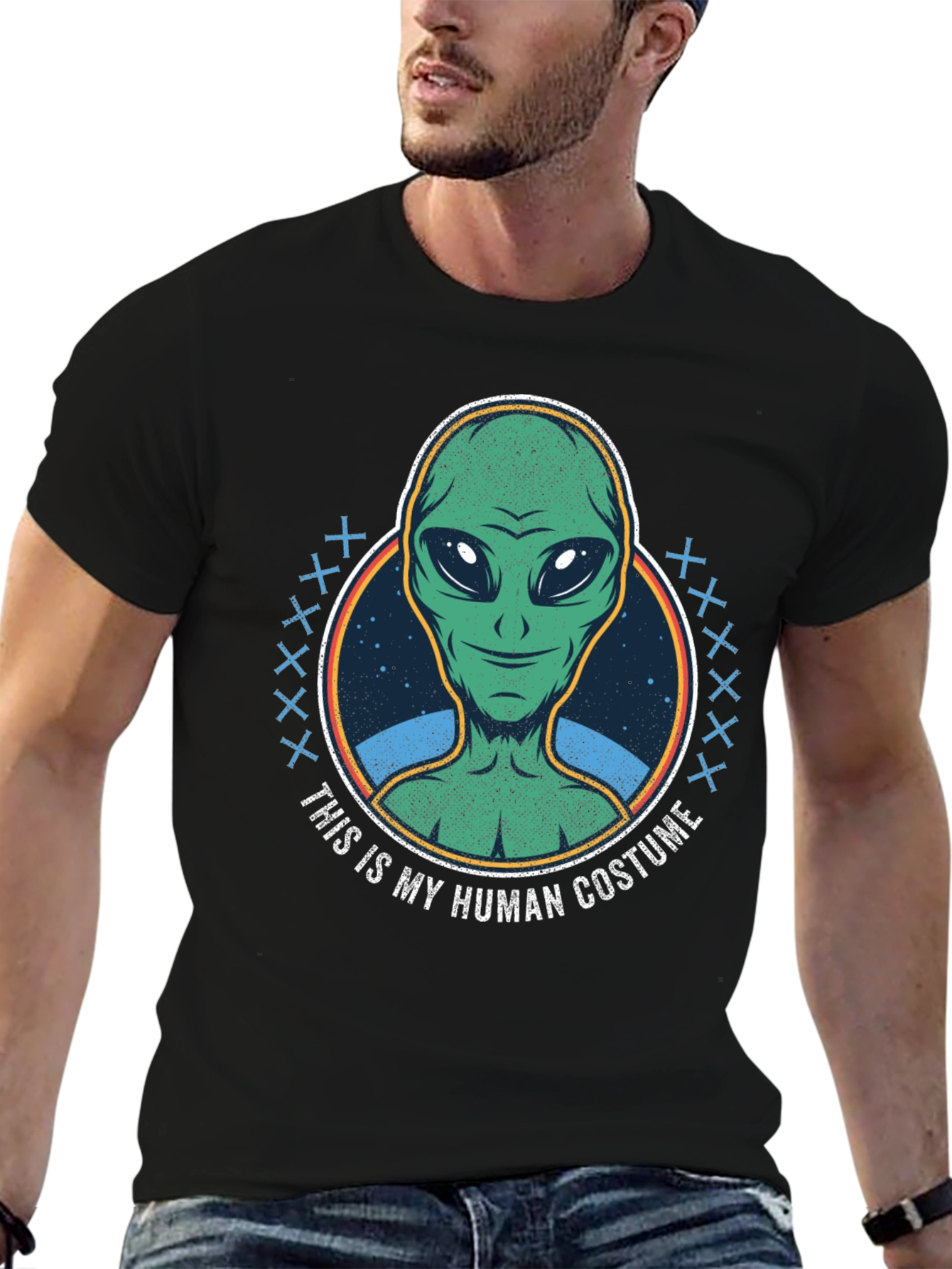 Alien Costume T-Shirt - Funny Sci-Fi Graphic Tee
