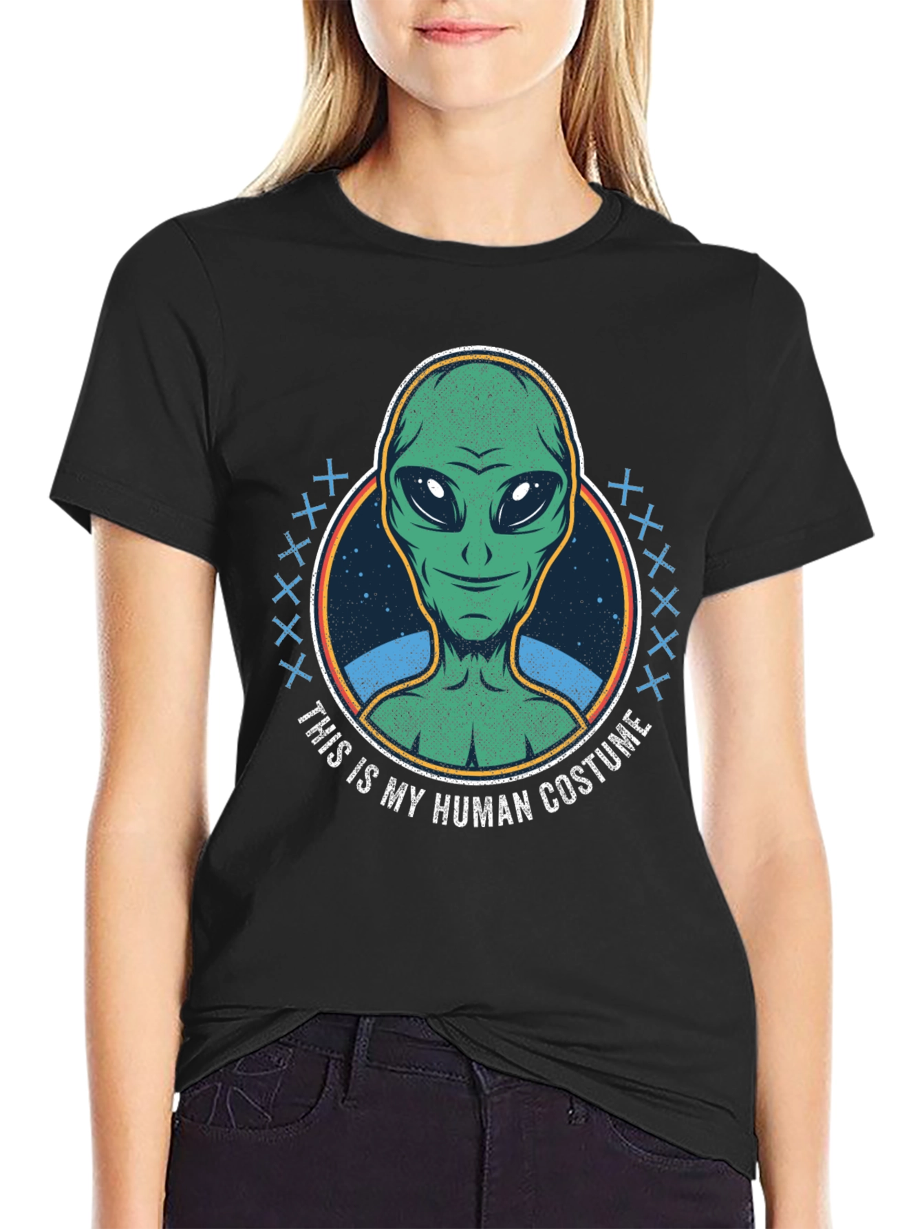 Alien Costume T-Shirt - Funny Sci-Fi Graphic Tee