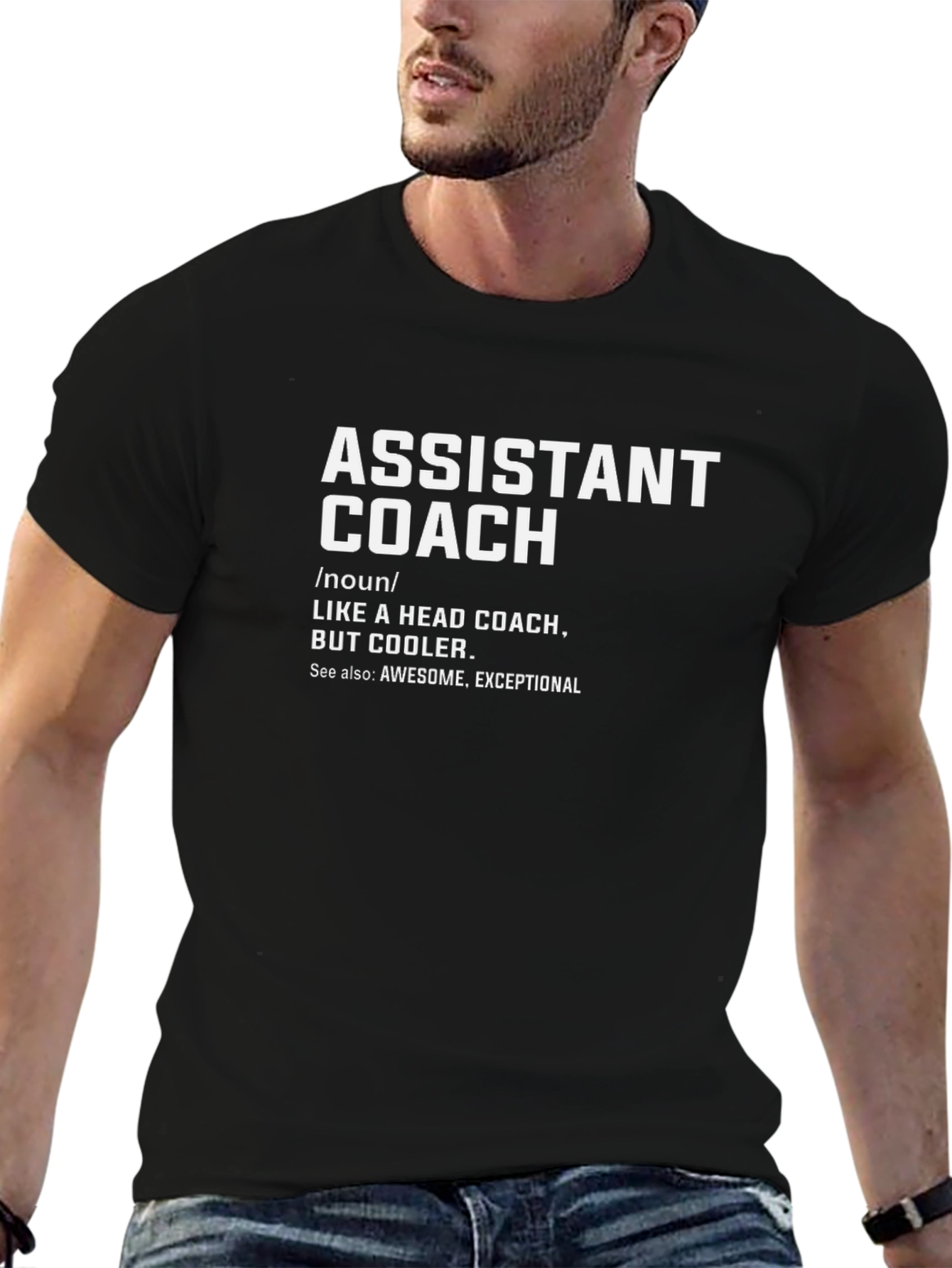 Assistant Coach Definition Black T-Shirt