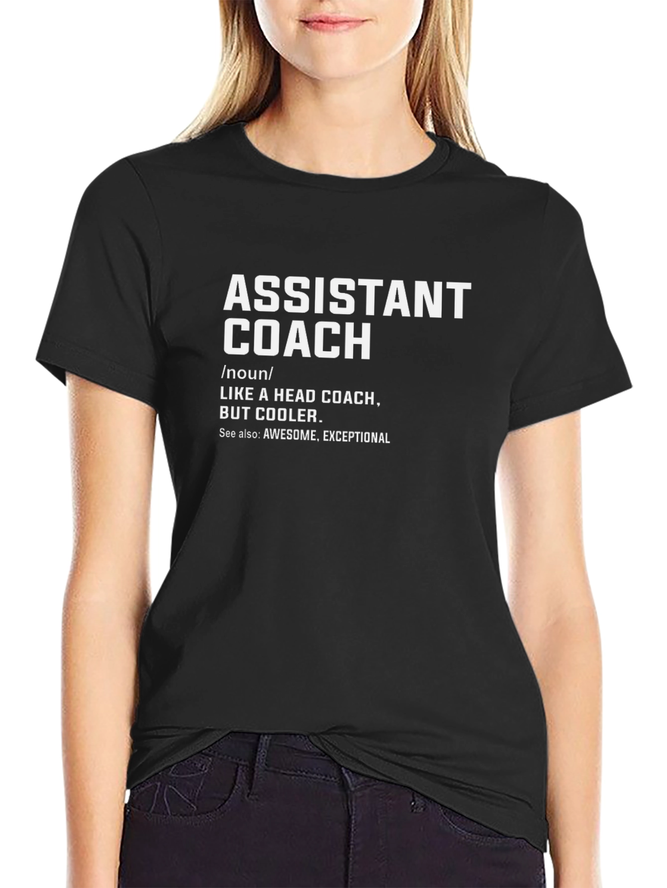 Assistant Coach Definition Black T-Shirt