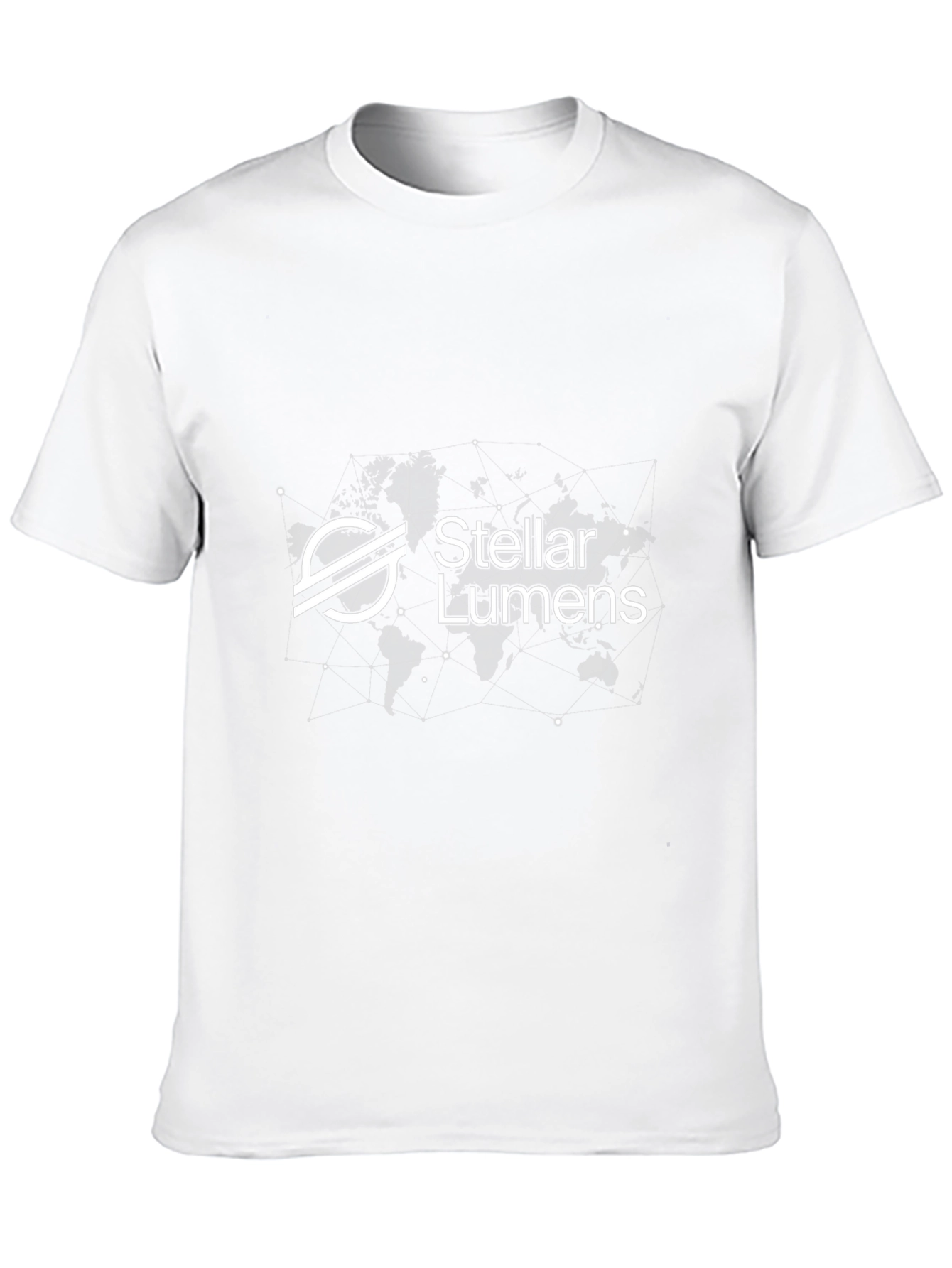 Stellar Lumens Black T-Shirt Crypto Design