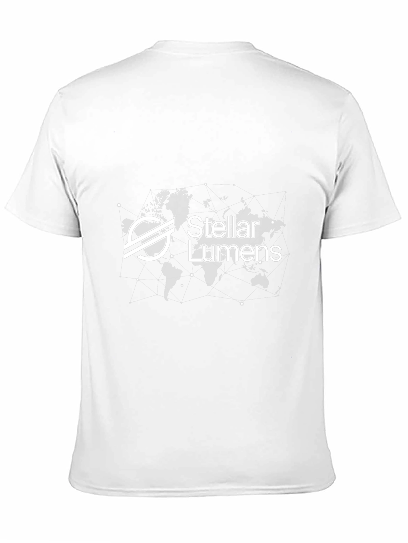 Stellar Lumens Black T-Shirt Crypto Design