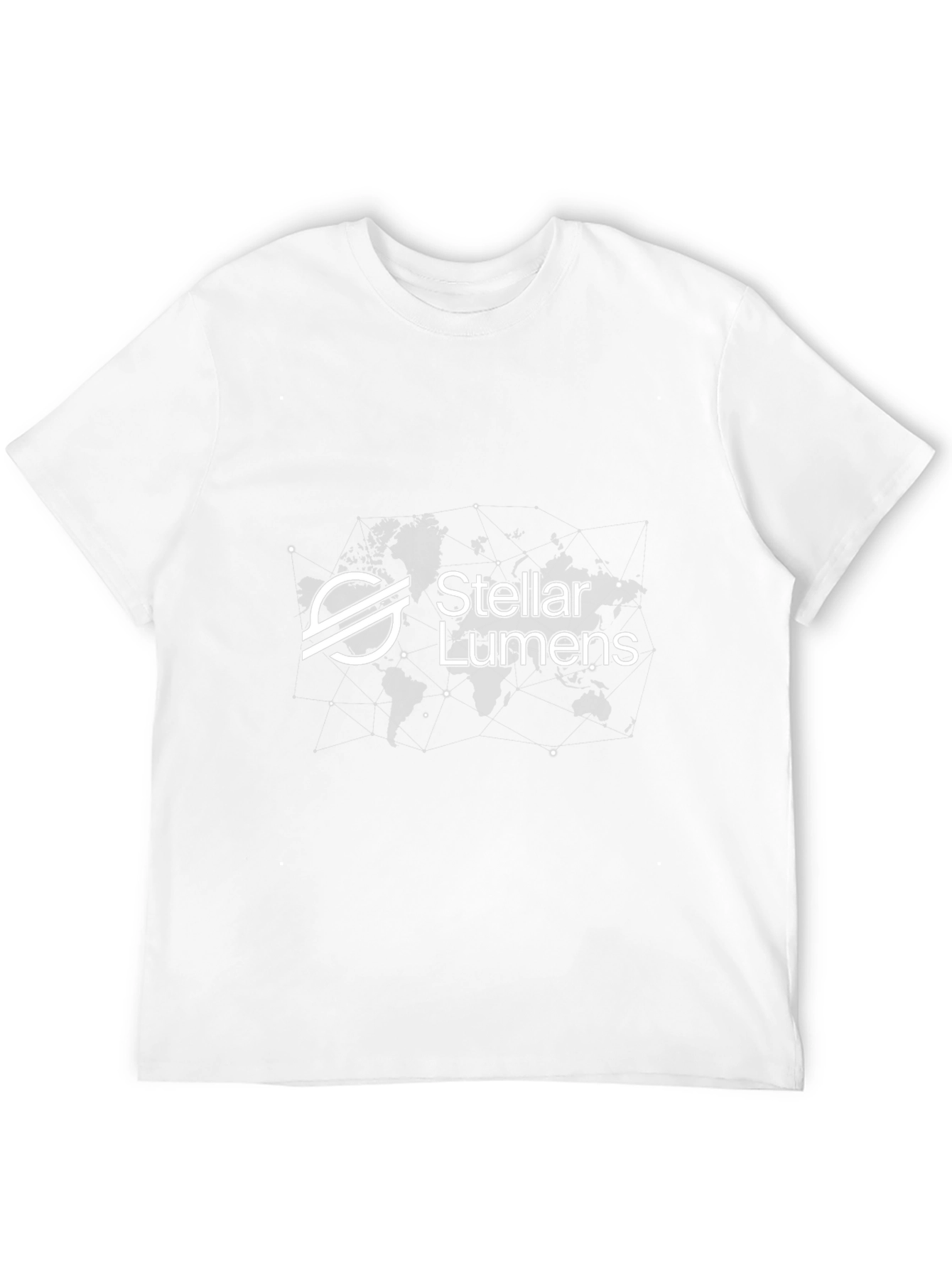 Stellar Lumens Black T-Shirt Crypto Design