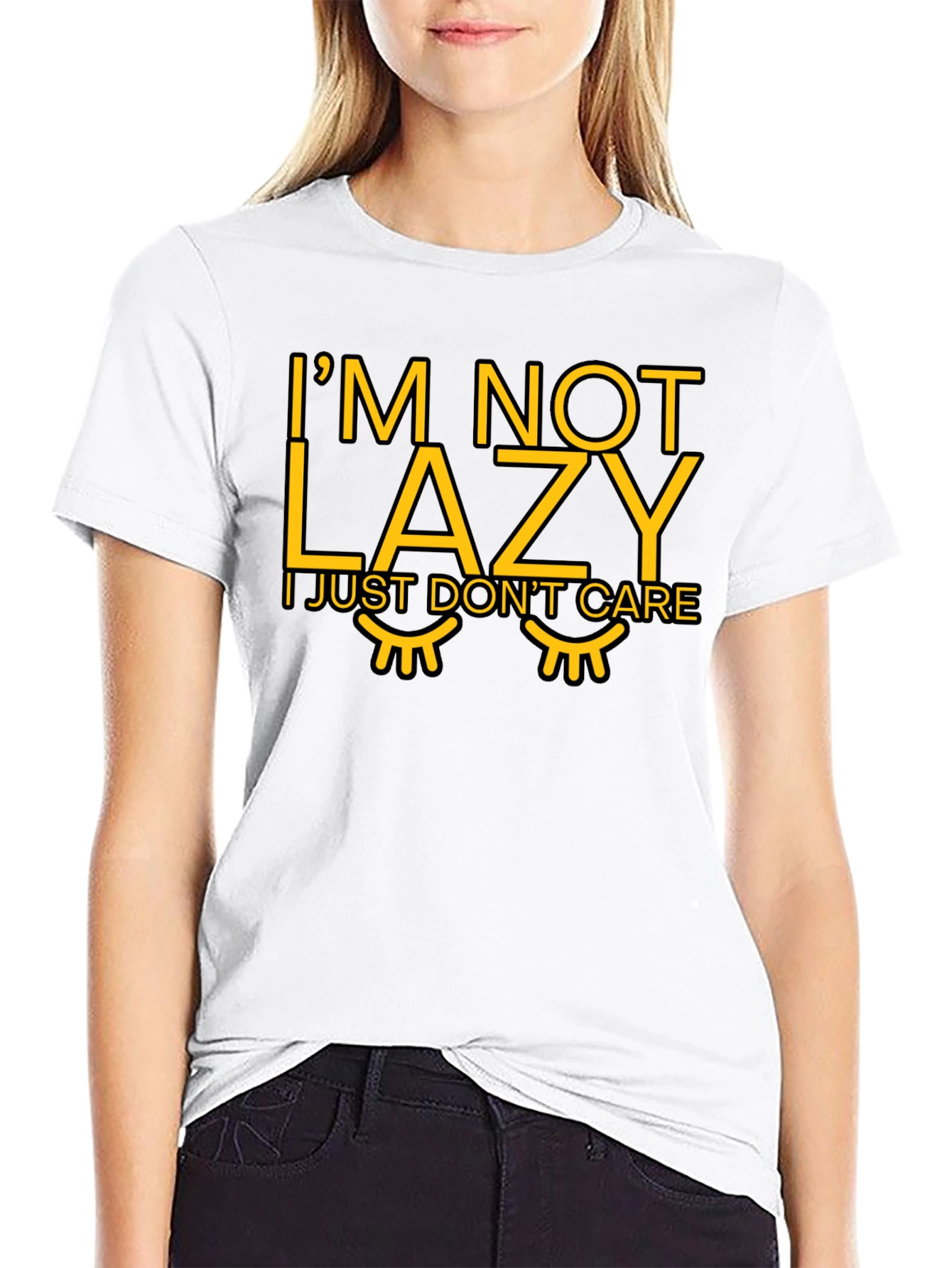 Im Not Lazy Graphic T-Shirt - Funny Casual Tee